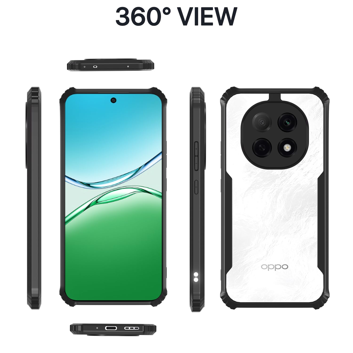 Oppo F29 Pro 5G Ultra back cover in black by Pikkme – photo 3