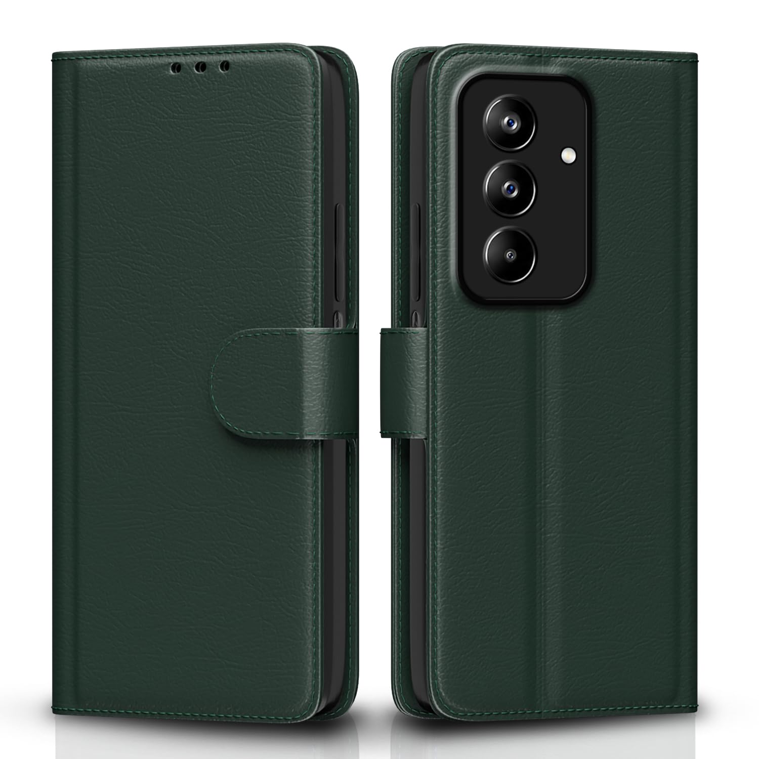 Green wallet flip cover for Samsung M47/A27 5G – Pikkme