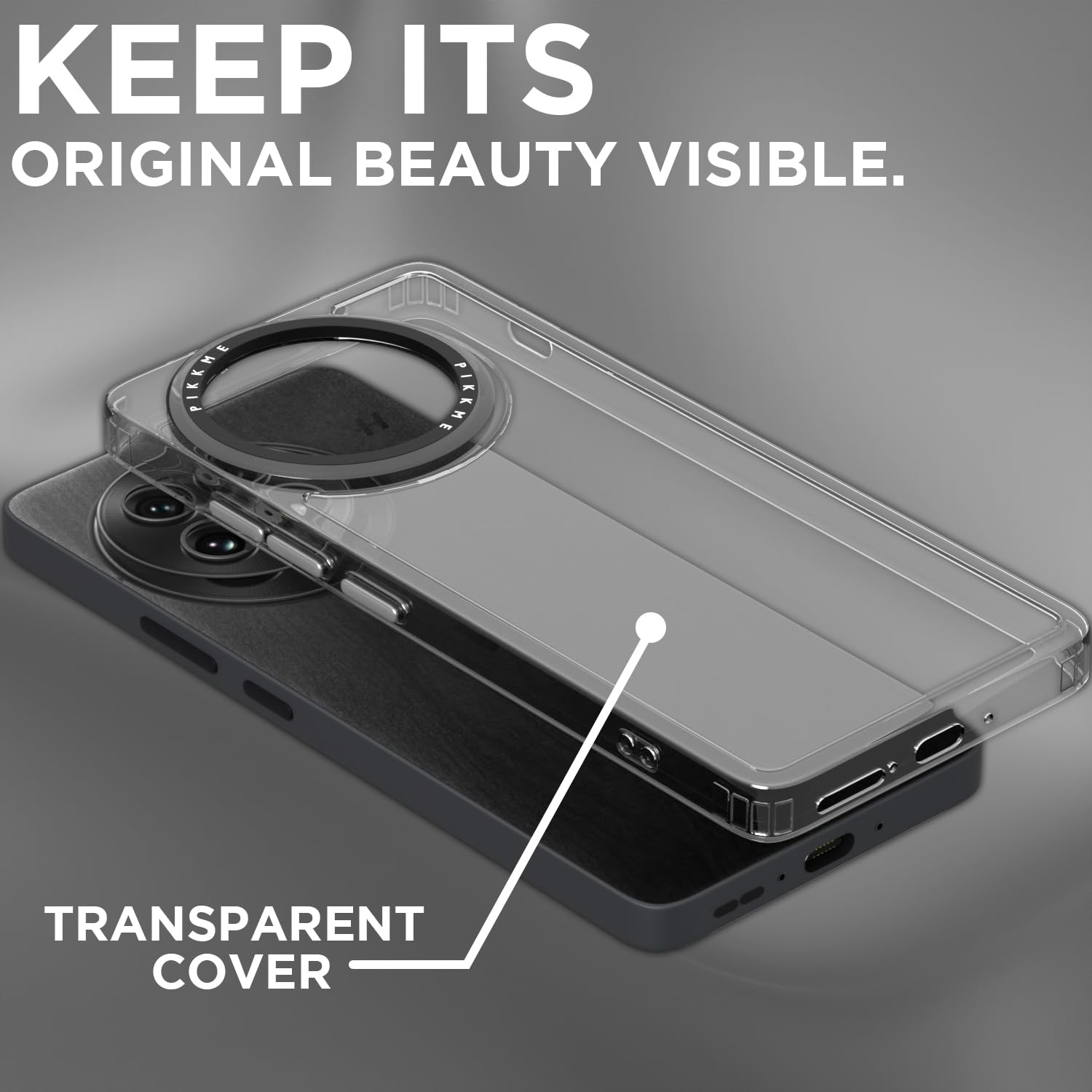 Pikkme OnePlus 13 5G transparent mobile cover – photo 2