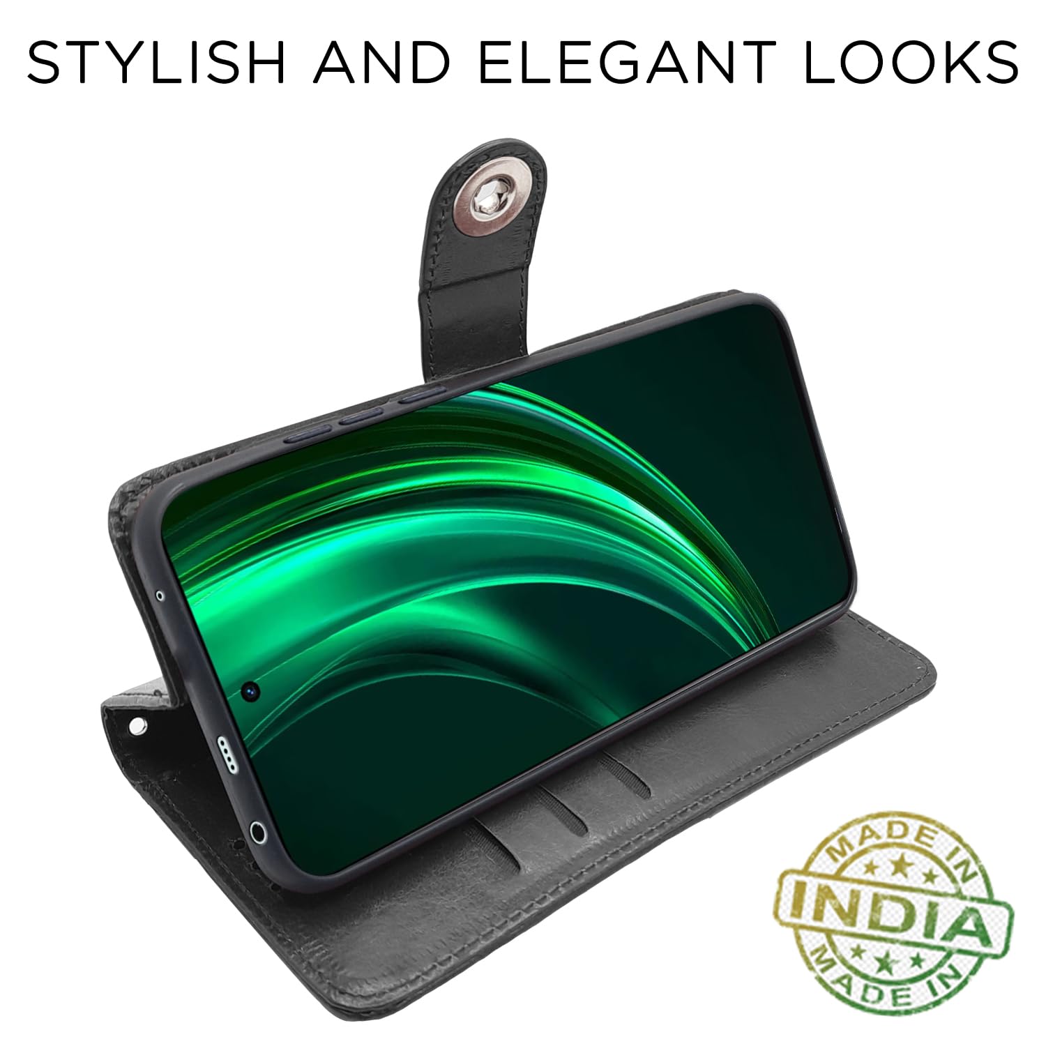 Pikkme black flip case for Realme 13 Plus 5G/P1 – photo 3