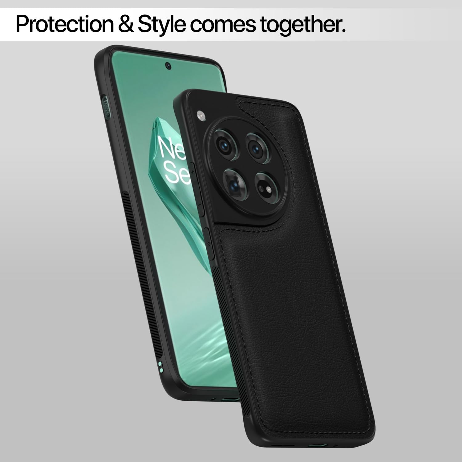 Black mobile cover for OnePlus 12 5G – Pikkme – photo 7