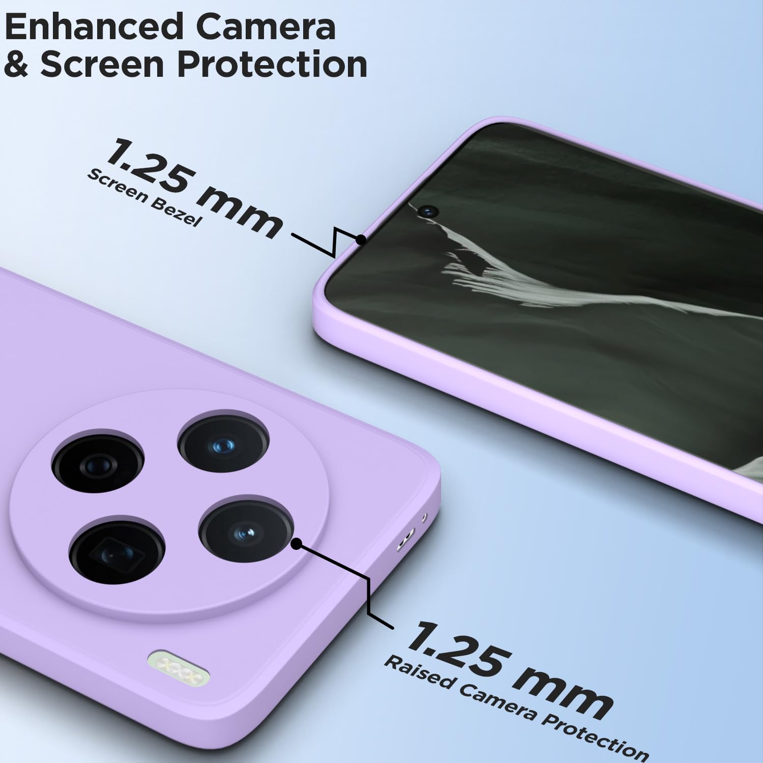 X200 5G phone cover in purple by Pikkme – photo 2