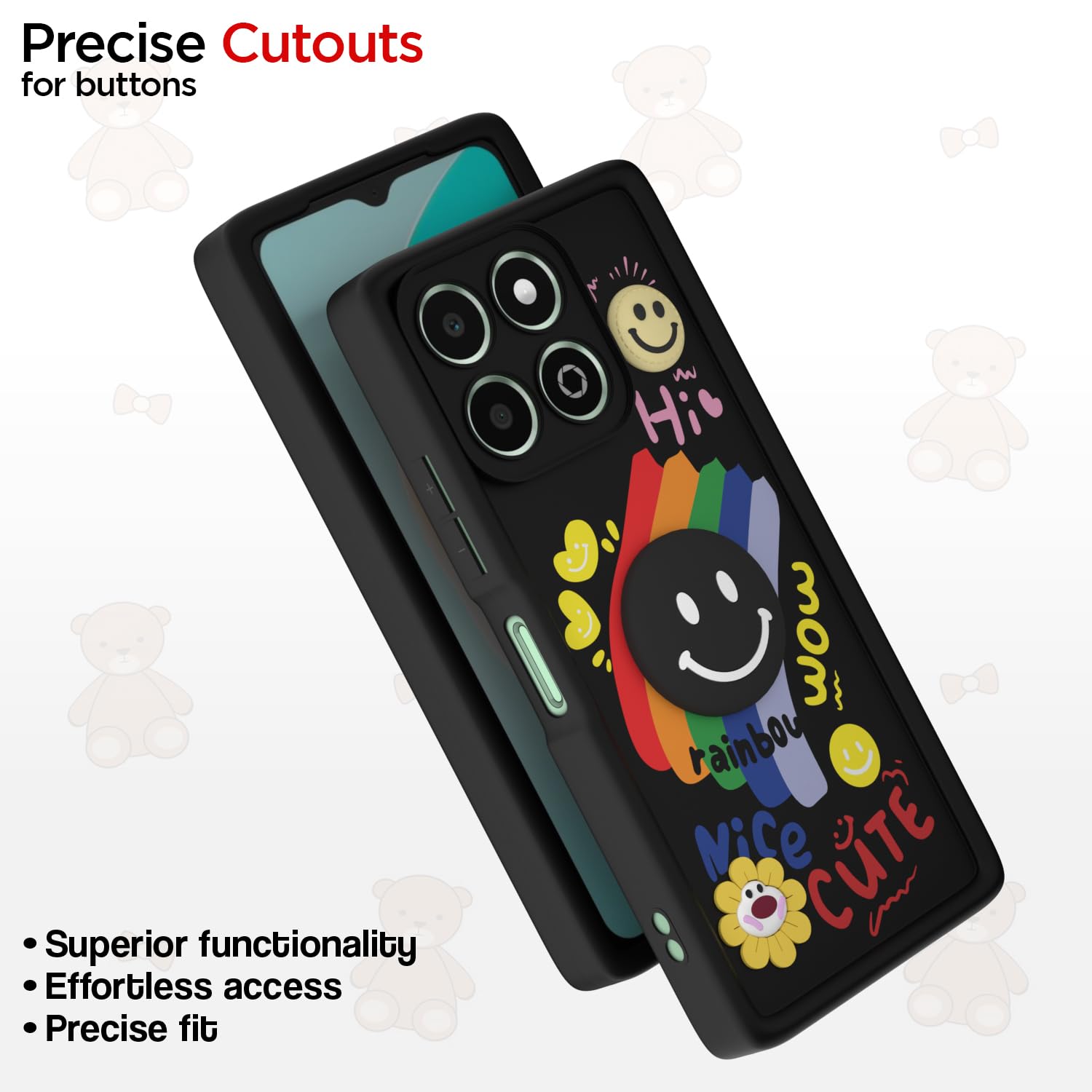 Black mobile back cover for Honor X6b – Pikkme – photo 6