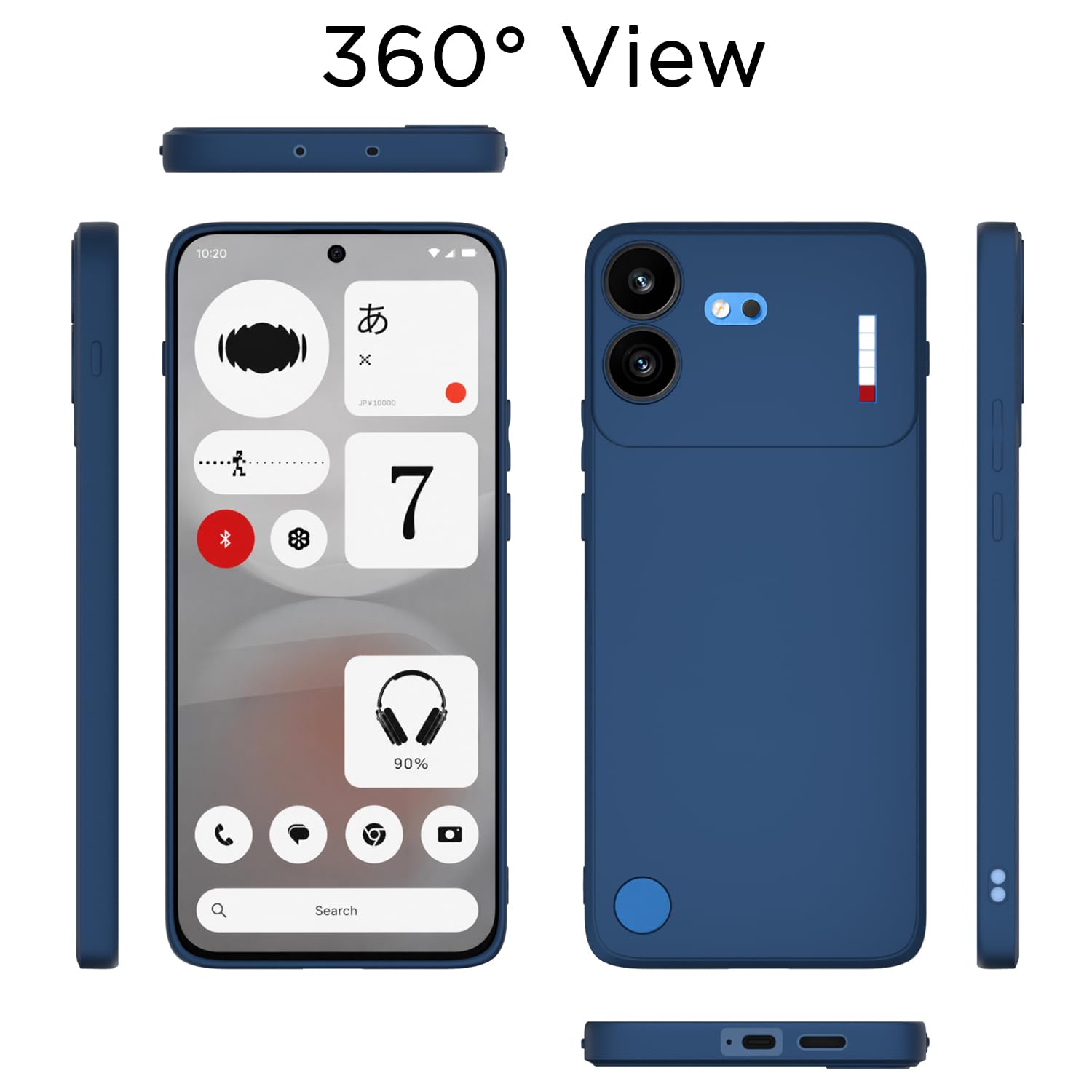 Nothing Phone 4b 5G phone cover in blue by Pikkme – photo 4