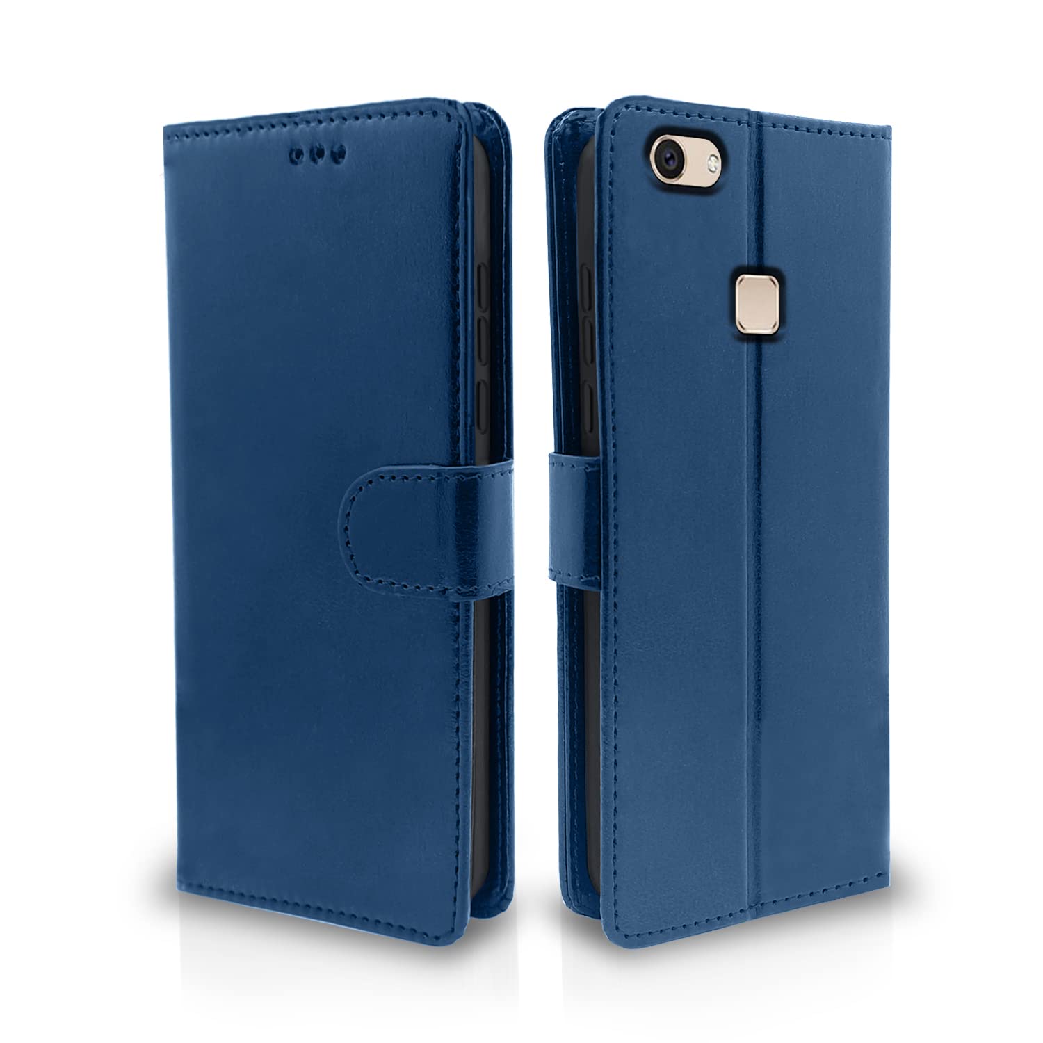 Pikkme Vivo V7 Plus Vintage Flip Cover | Blue