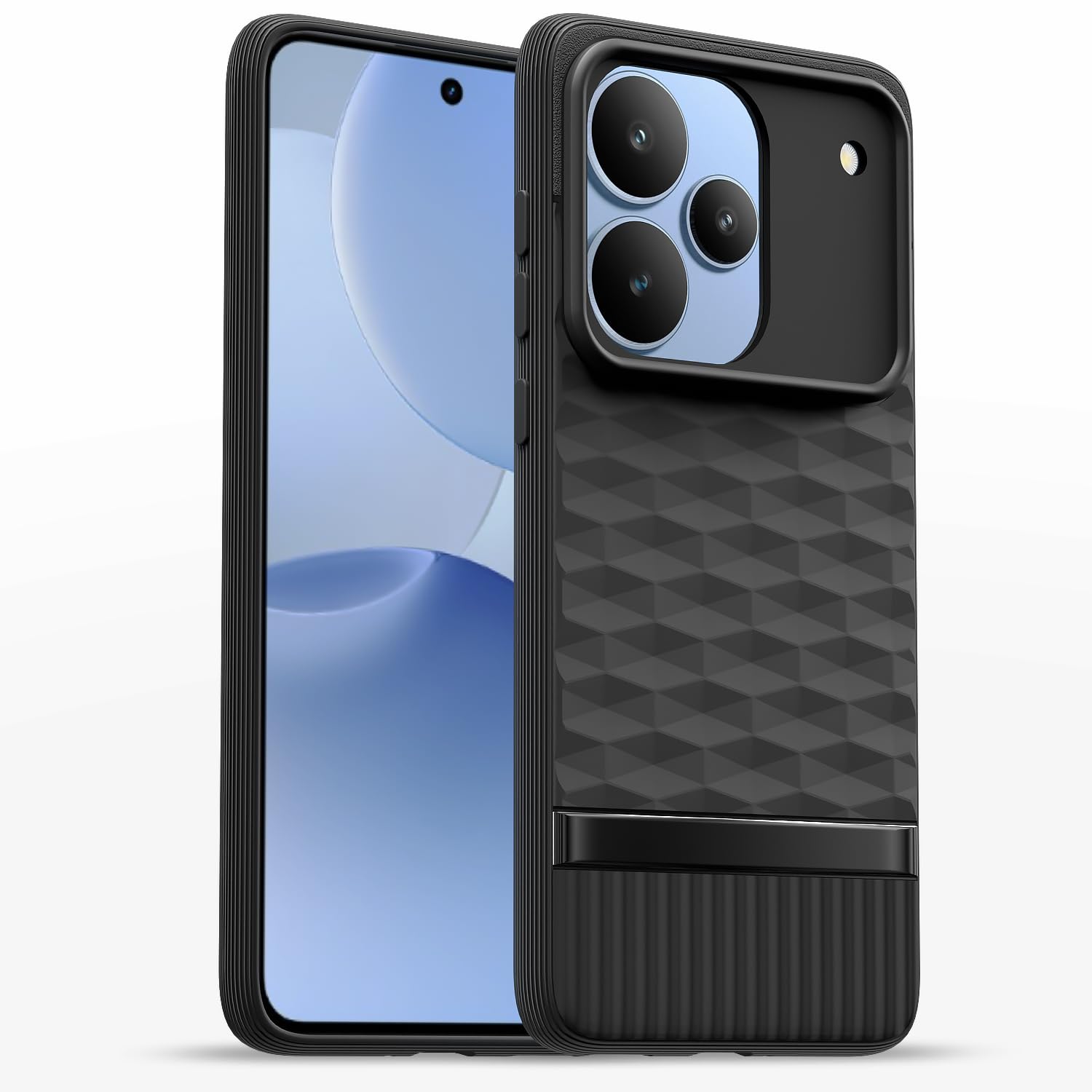 Pikkme Realme P4 Pro 5G Silicone black mobile cover