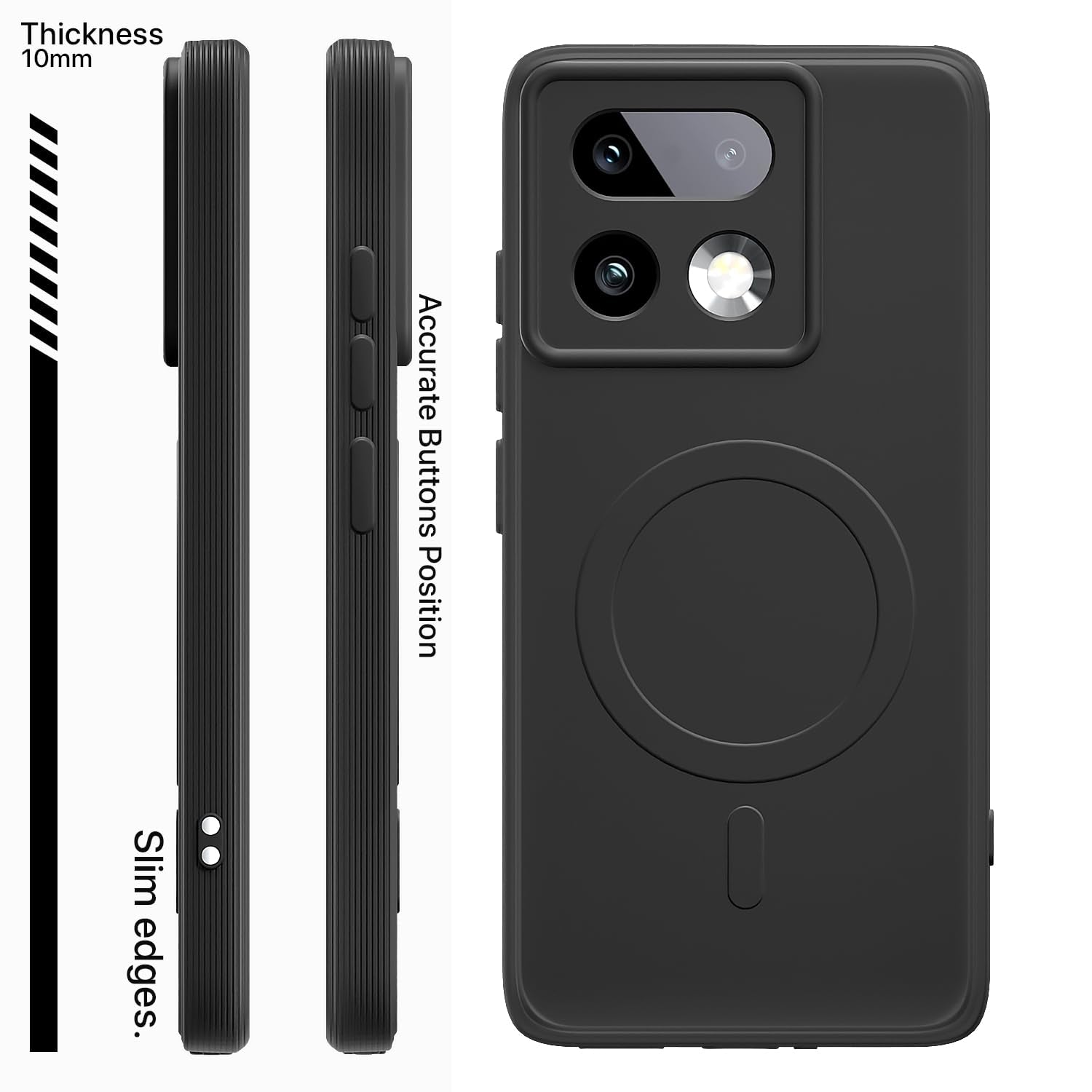 Pikkme Realme 16 Pro Plus 5G black phone cover – photo 3