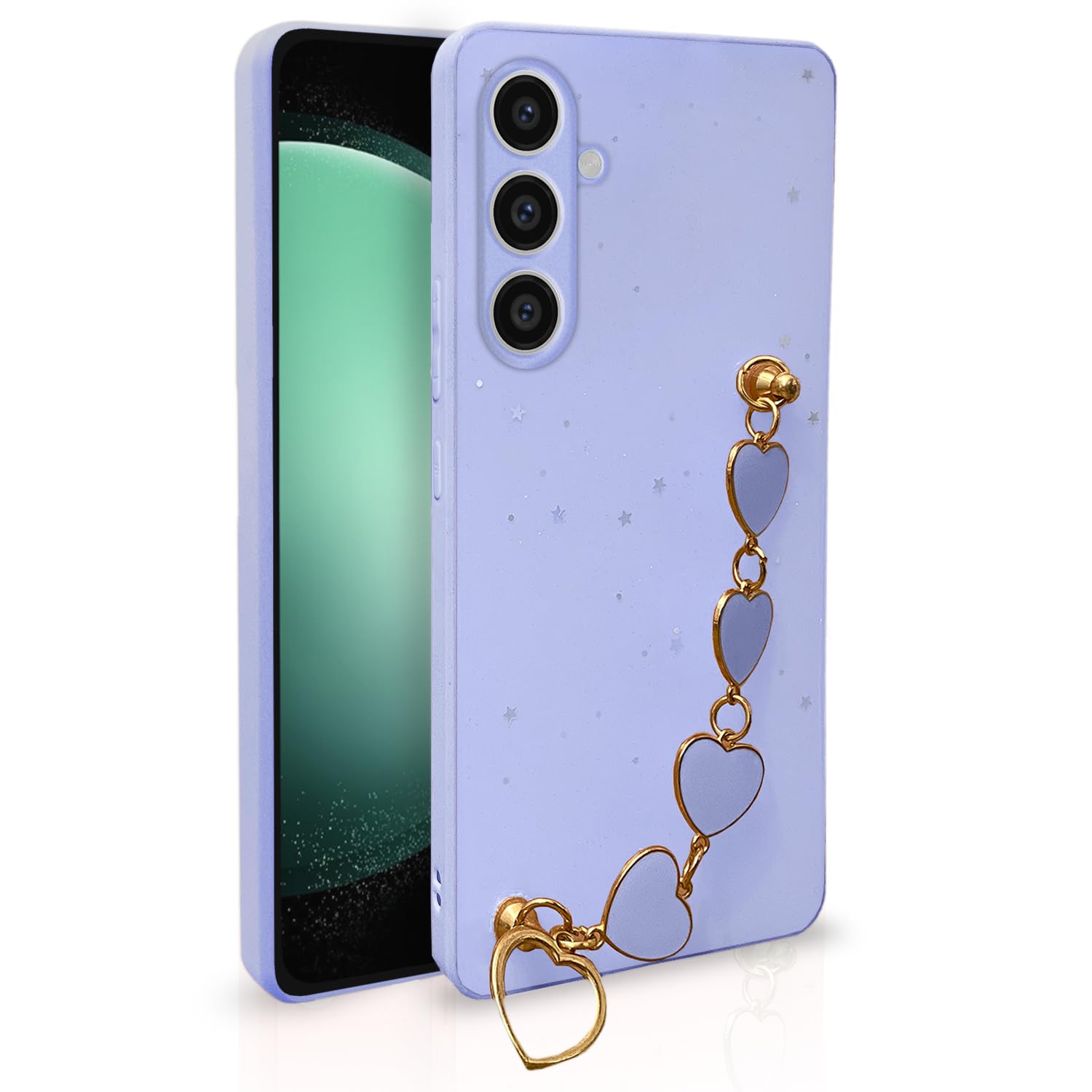 Pikkme purple Chain mobile cover for Samsung S23 FE 5G