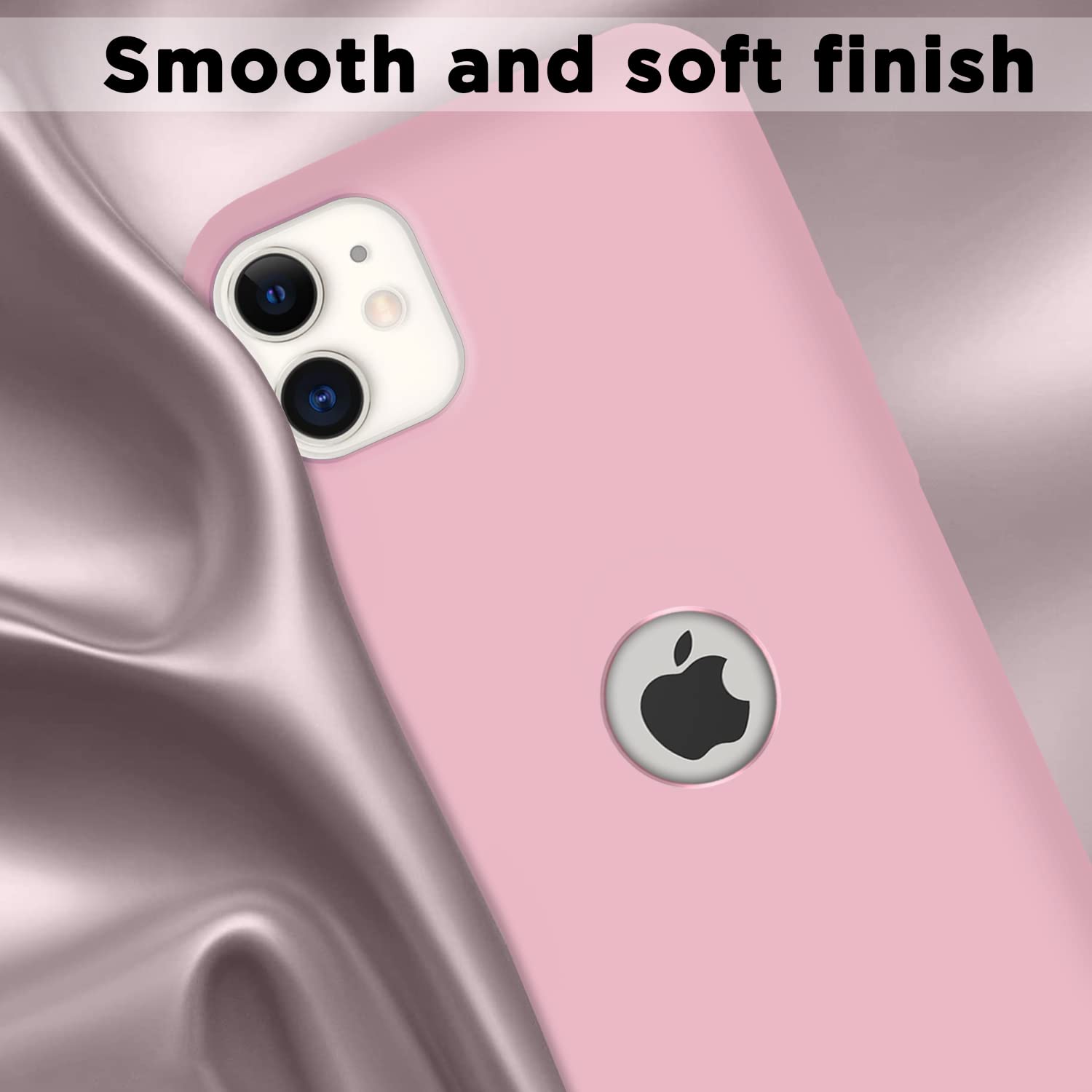 Pikkme iPhone 11 Super Soft Silicone Back Cover (Pink)
