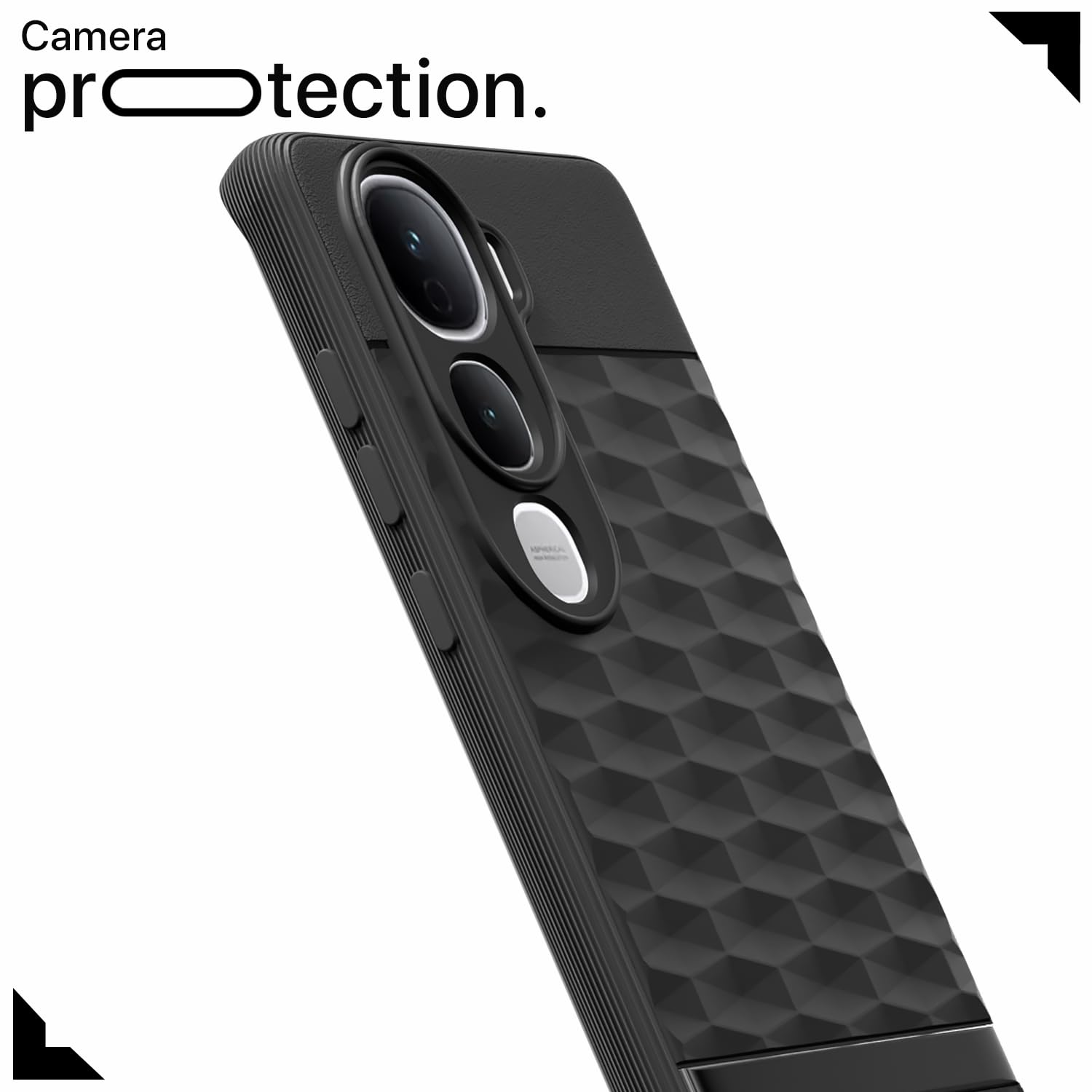 Black phone cover for Vivo Y400 Pro 5G – Pikkme – photo 5