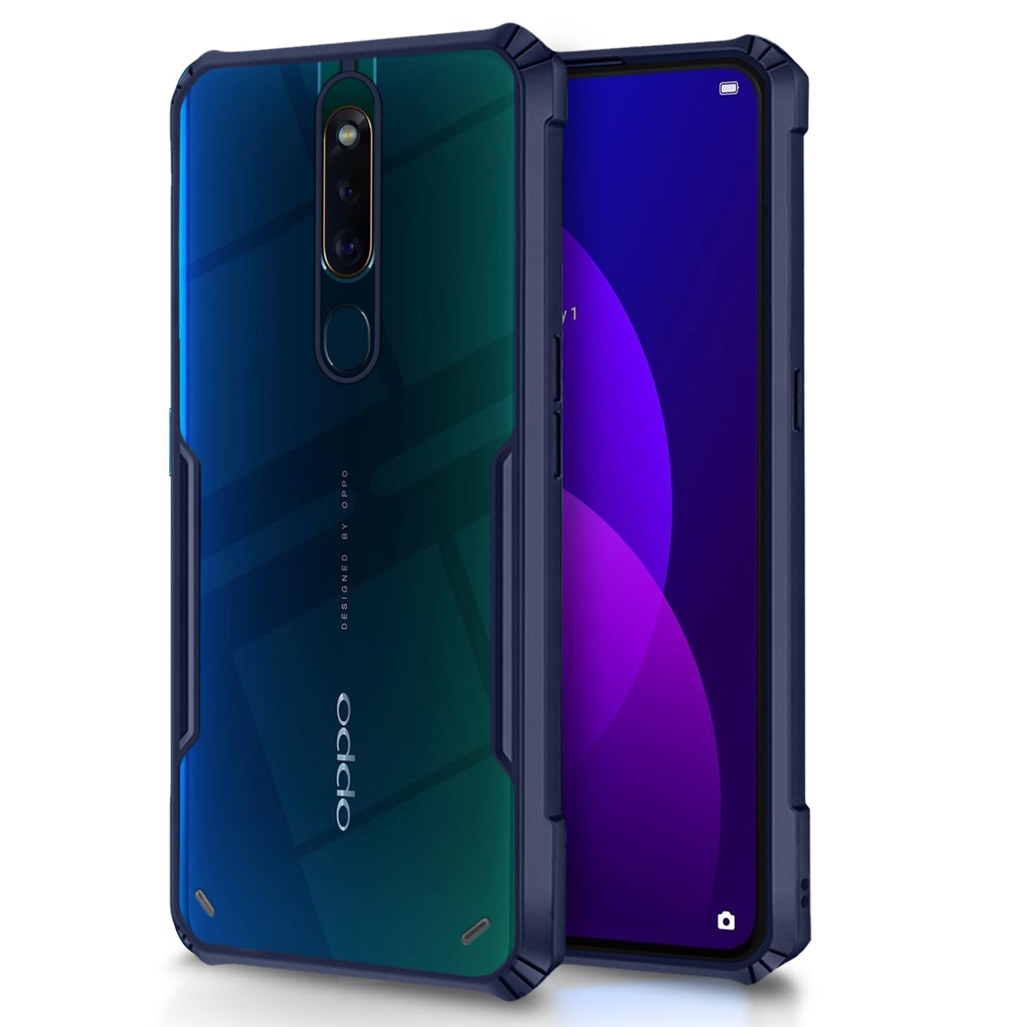 Blue mobile back cover for Oppo F11 Pro – Pikkme