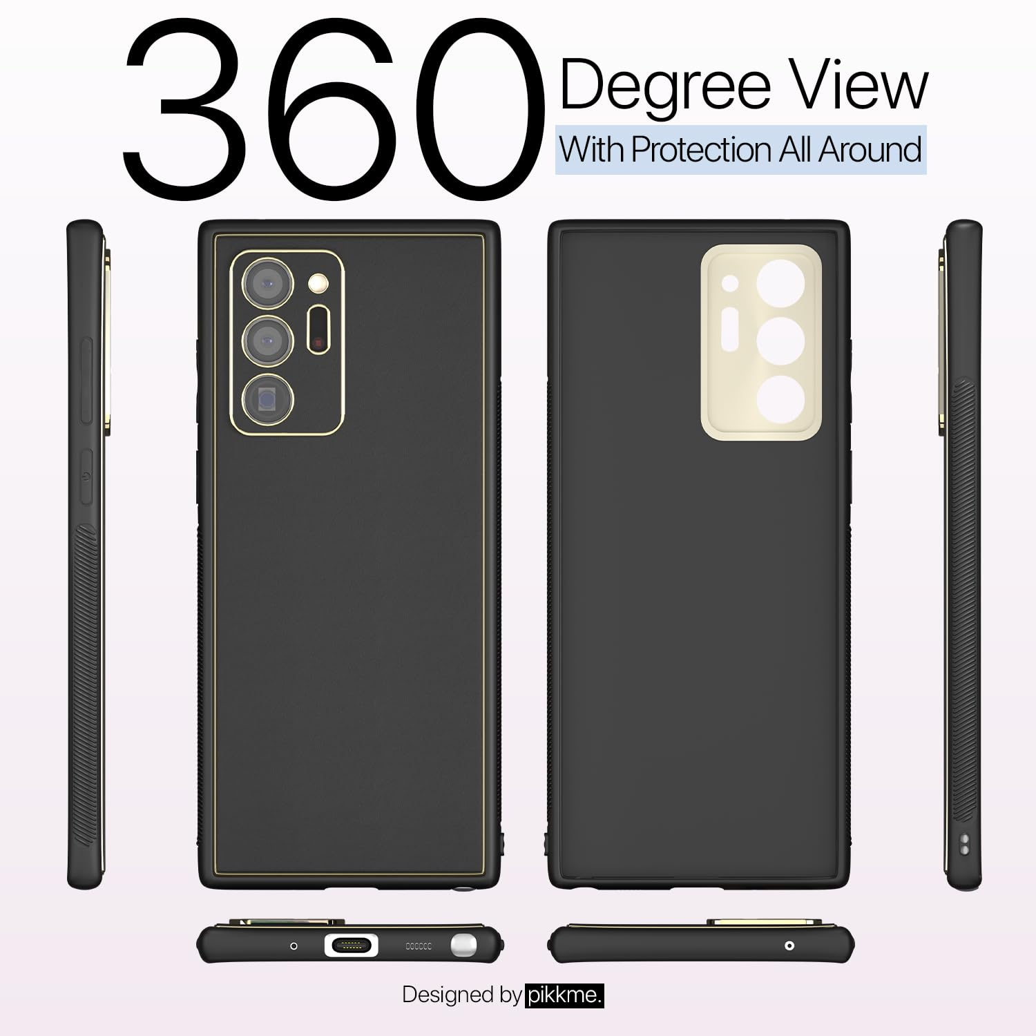 Pikkme Samsung Note 20 Ultra 5G Chrome black back cover – photo 4