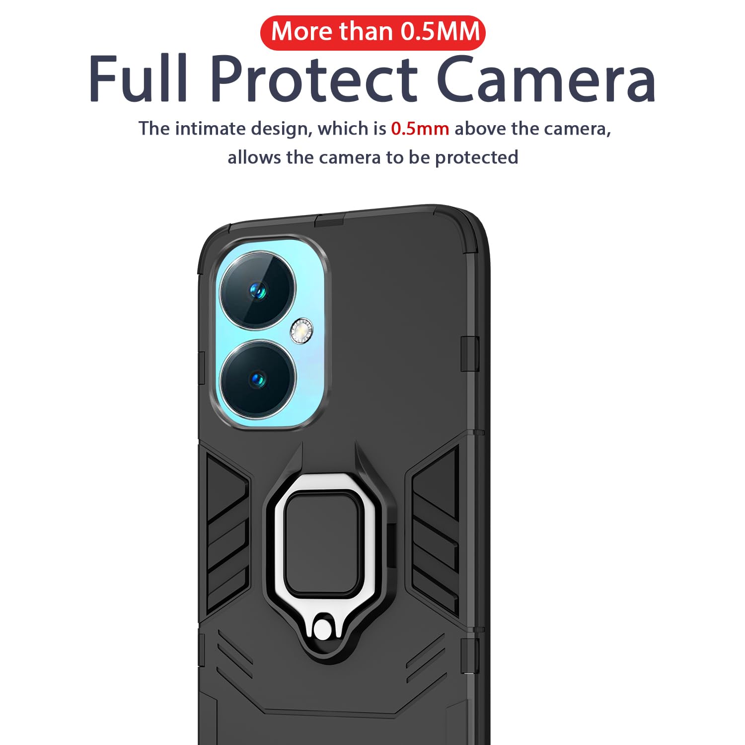 Pikkme OnePlus Nord CE 3 5G black phone cover – photo 7