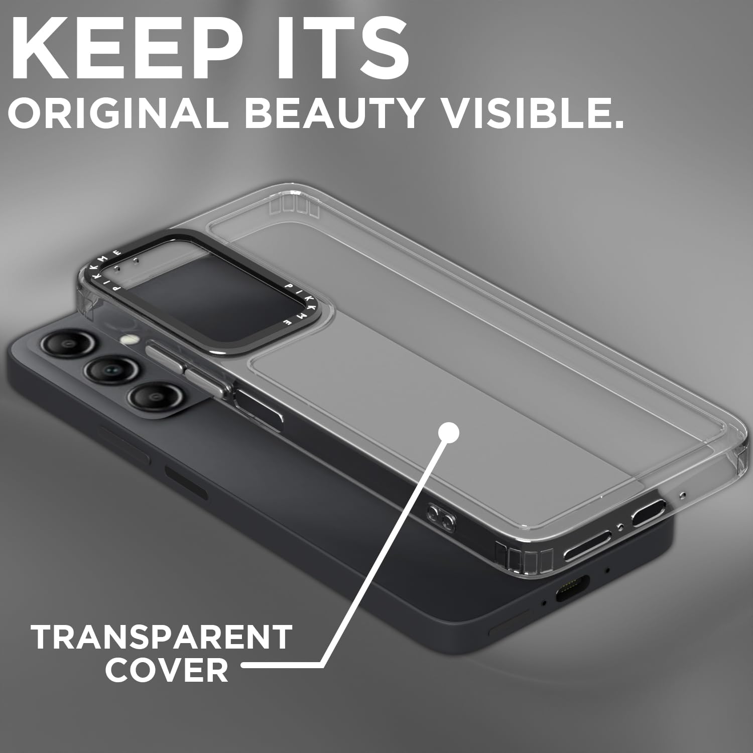 Pikkme transparent back cover for Samsung A26 5G – photo 2