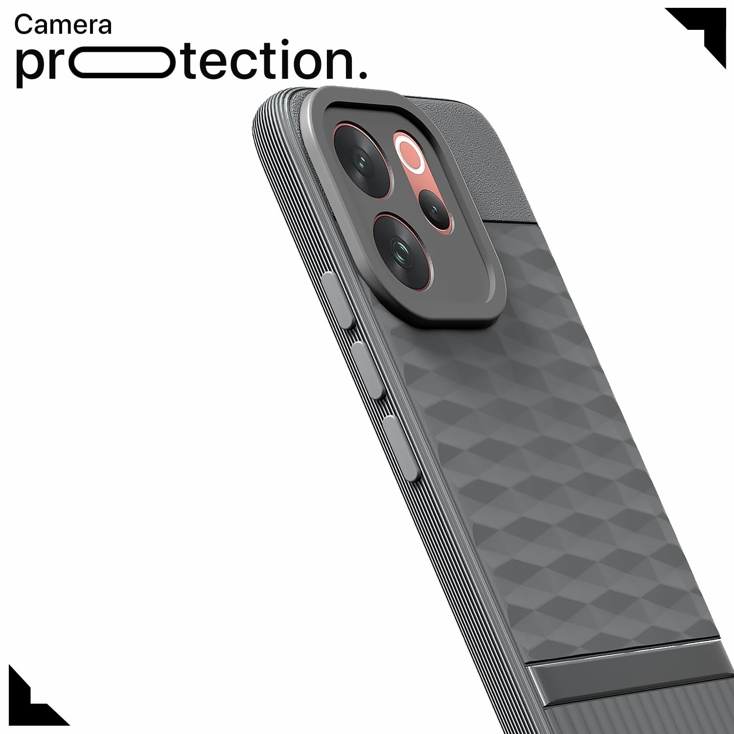 Vivo V70 5G mobile cover in grey by Pikkme – photo 5
