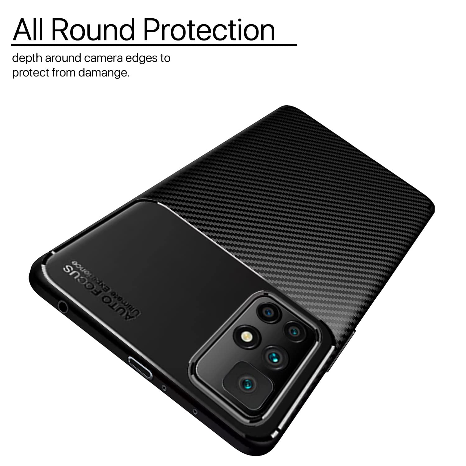 Pikkme black mobile cover for Redmi 10 Prime – photo 2