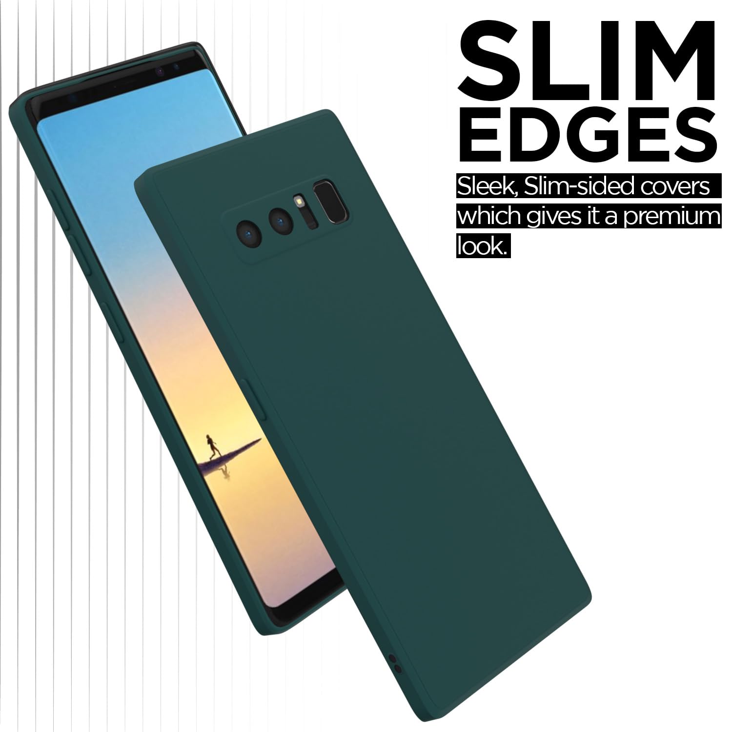 Pikkme green phone cover for Samsung Note 8 – photo 3