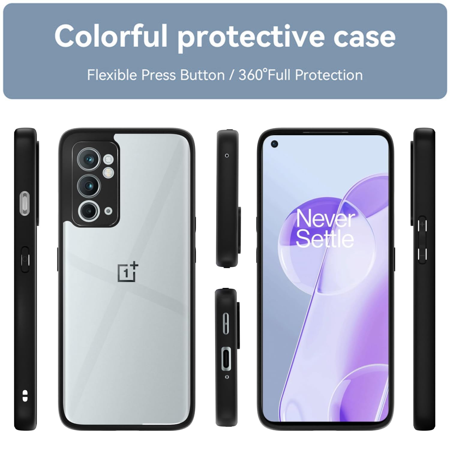 Pikkme black back cover for OnePlus 9RT 5G – photo 2