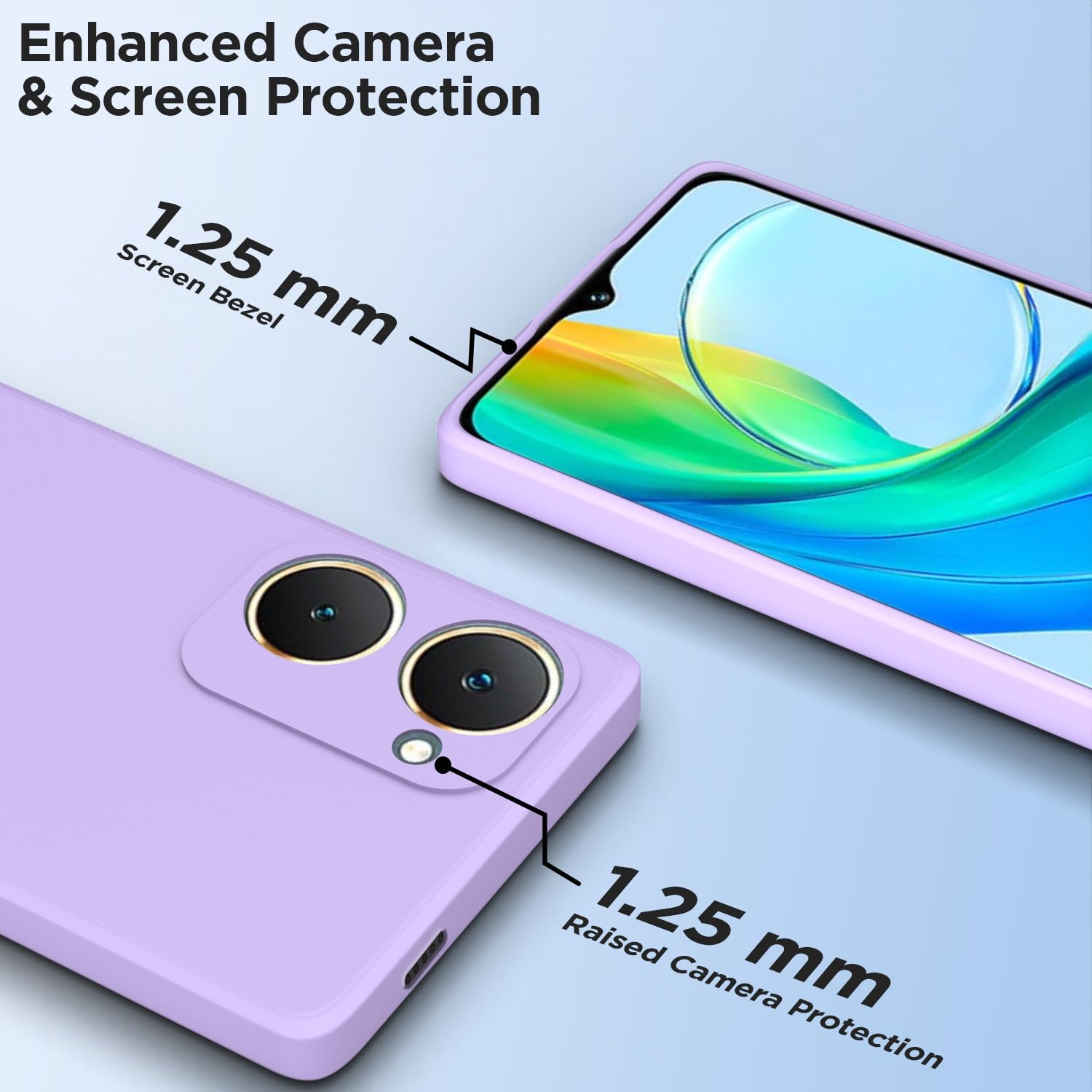 Pikkme iQOO Z9 Lite 5G/Vivo T3 Lite 5G/Vivo Y18/Y18e/Y03 purple phone cover – photo 6