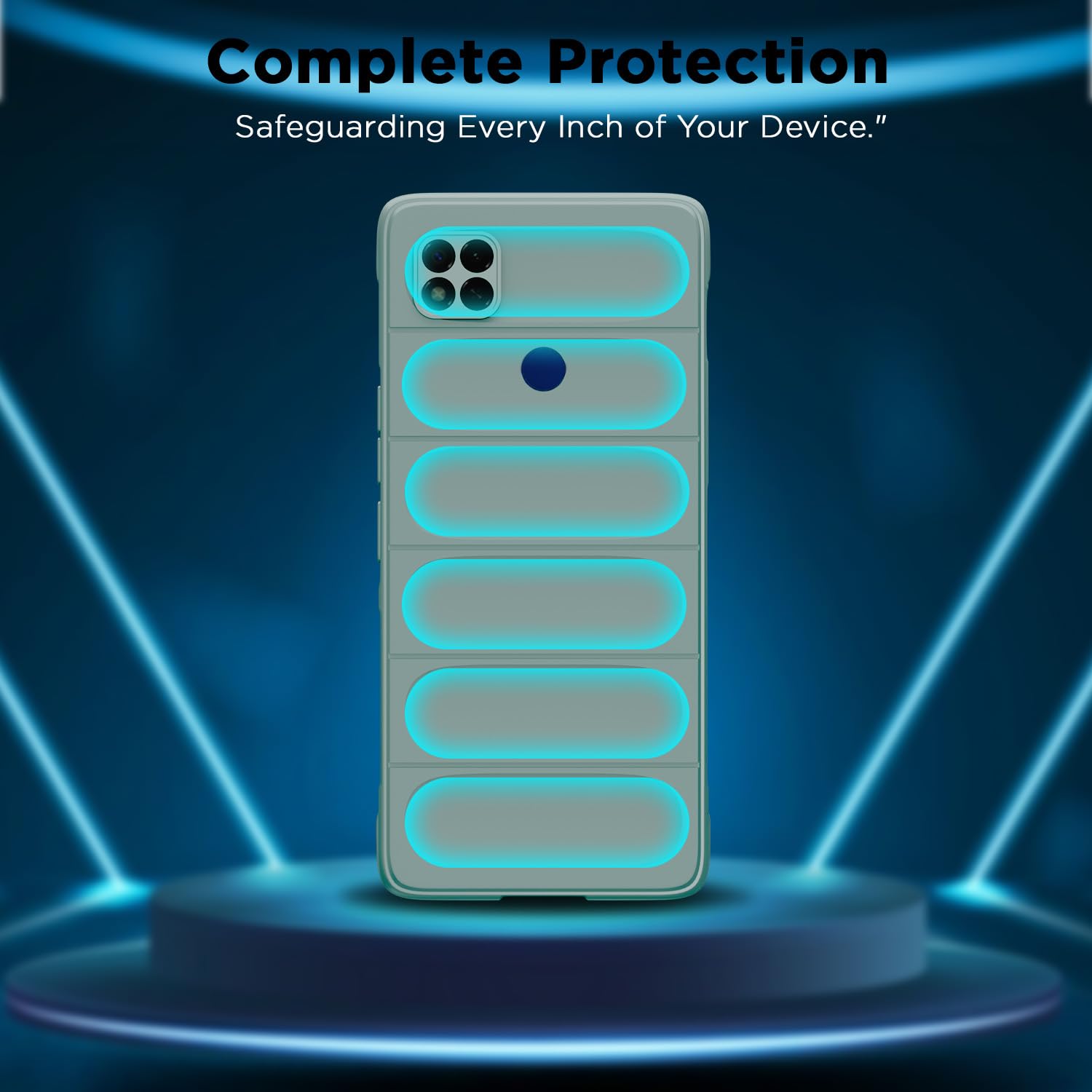 Green Liquid Silicone phone cover for Redmi 9/9C/9, Poco C31 – Pikkme – photo 6