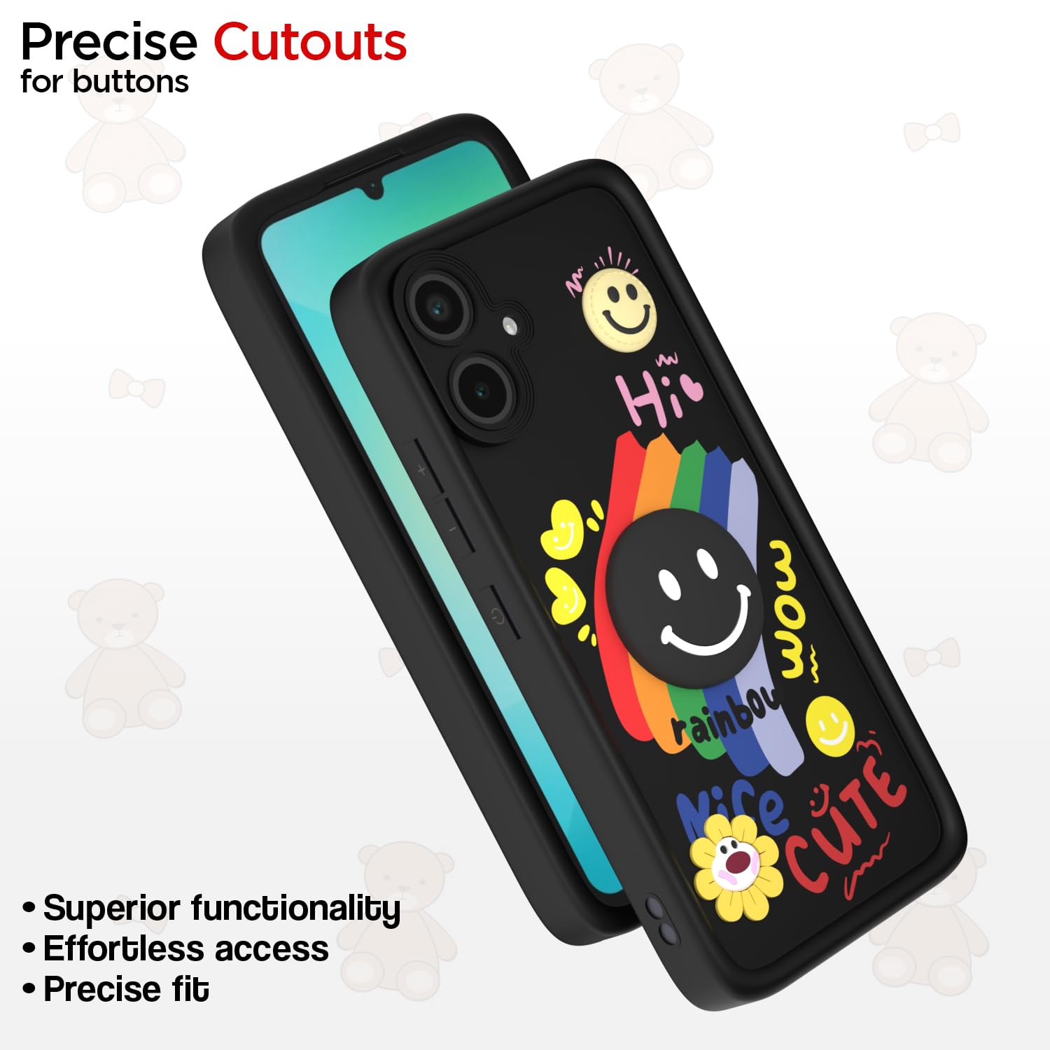 Black mobile back cover for Samsung F06/M06 5G – Pikkme – photo 6