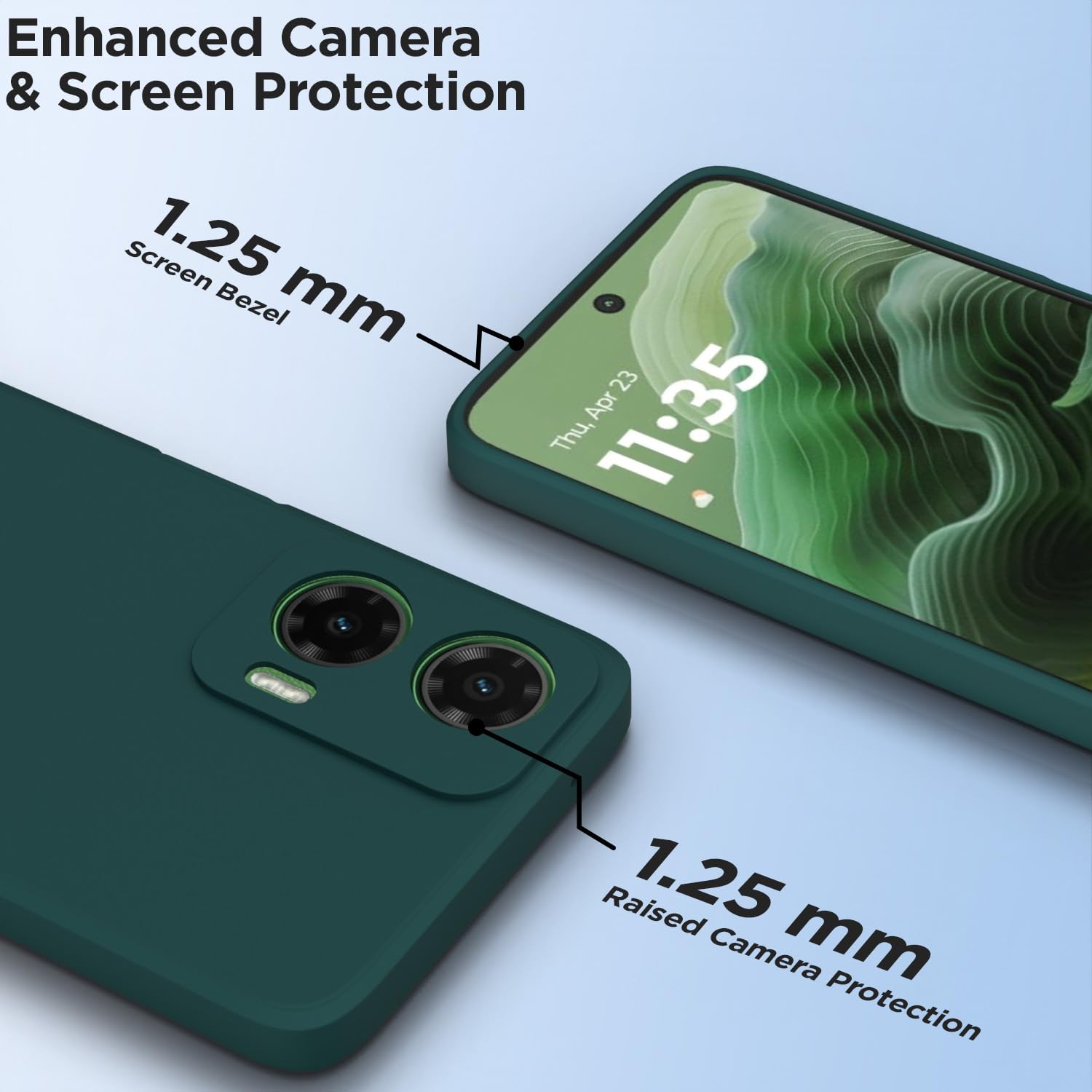 Pikkme green back cover for Moto G35 5G – photo 2