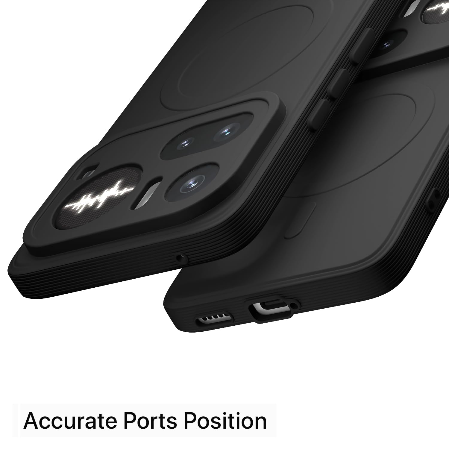 Nothing Phone 4a Pro 5G MagSafe back cover in black by Pikkme – photo 4