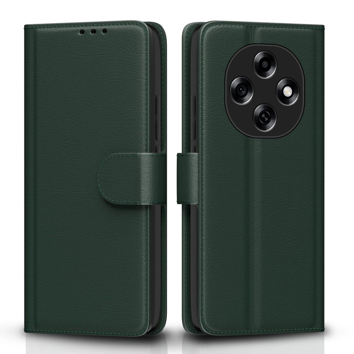 Pikkme green wallet flip cover for Oppo F31 Pro 5G