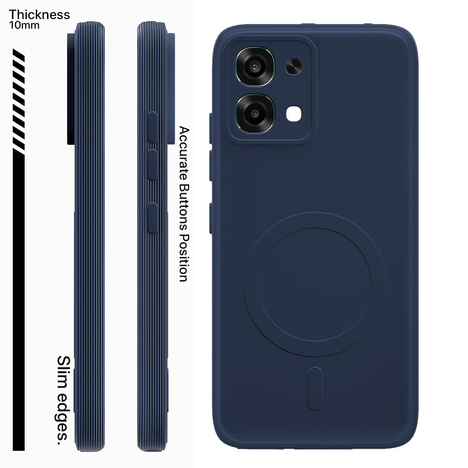 Blue back cover for Oppo F31/F33 5G – Pikkme – photo 3