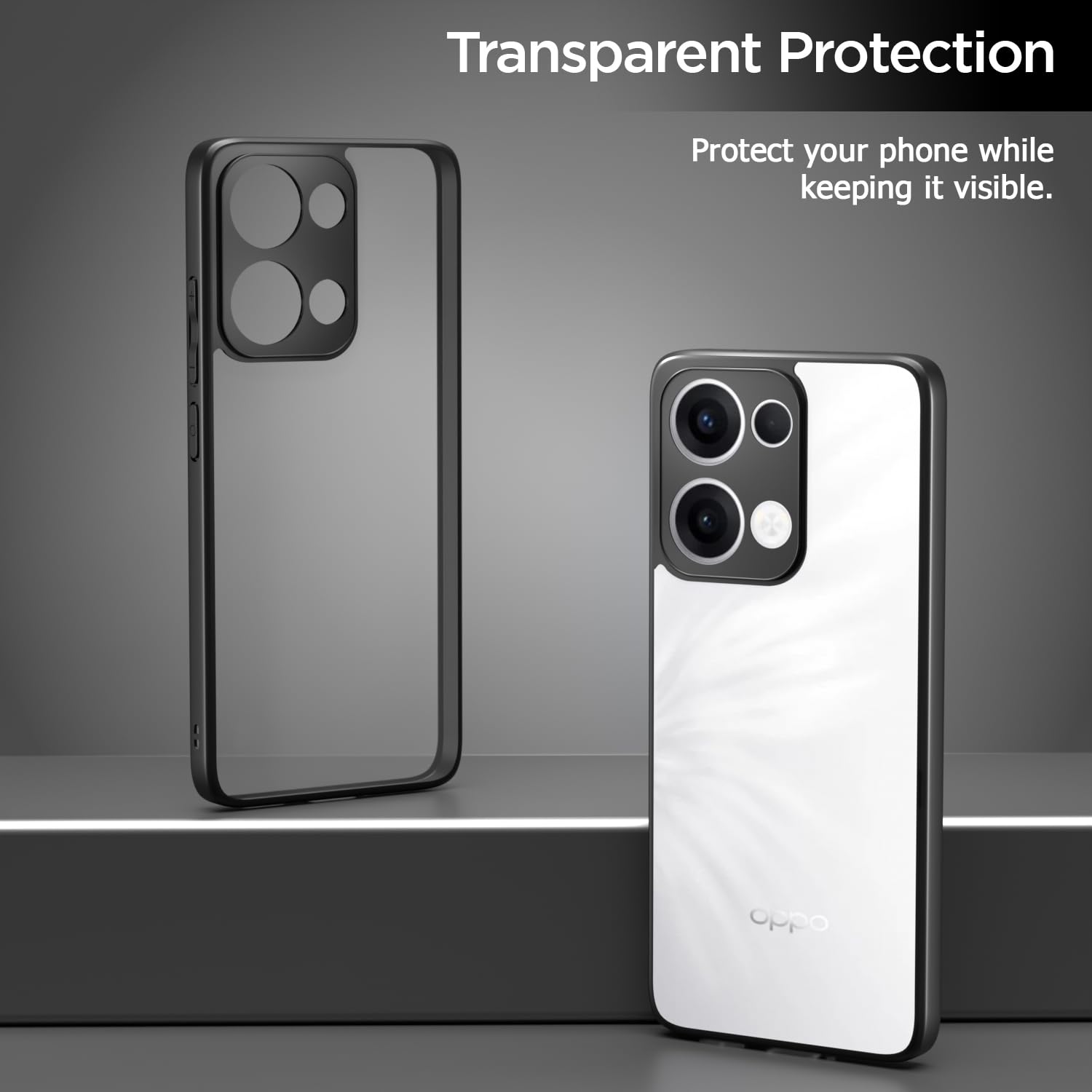 Black back cover for Oppo Reno 13 5G – Pikkme – photo 2