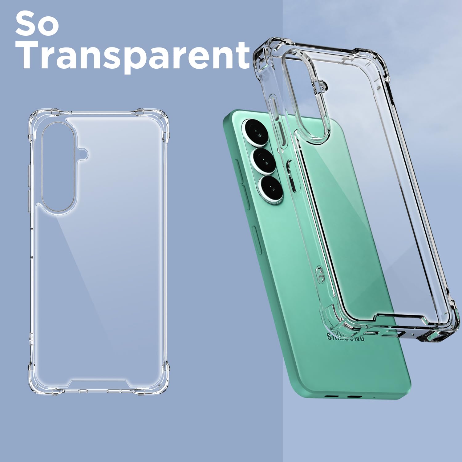 Pikkme transparent mobile back cover for Samsung A27/M47 5G – photo 2