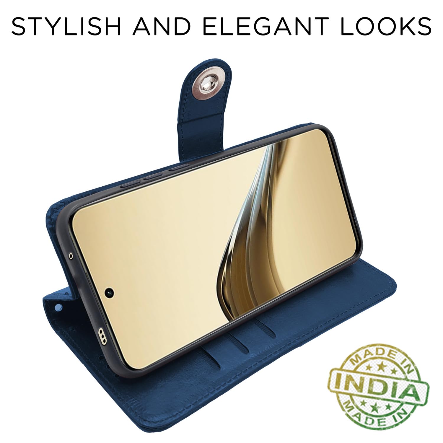 Pikkme blue Button flip case for Realme 13 Pro/13 Pro Plus 5G – photo 5