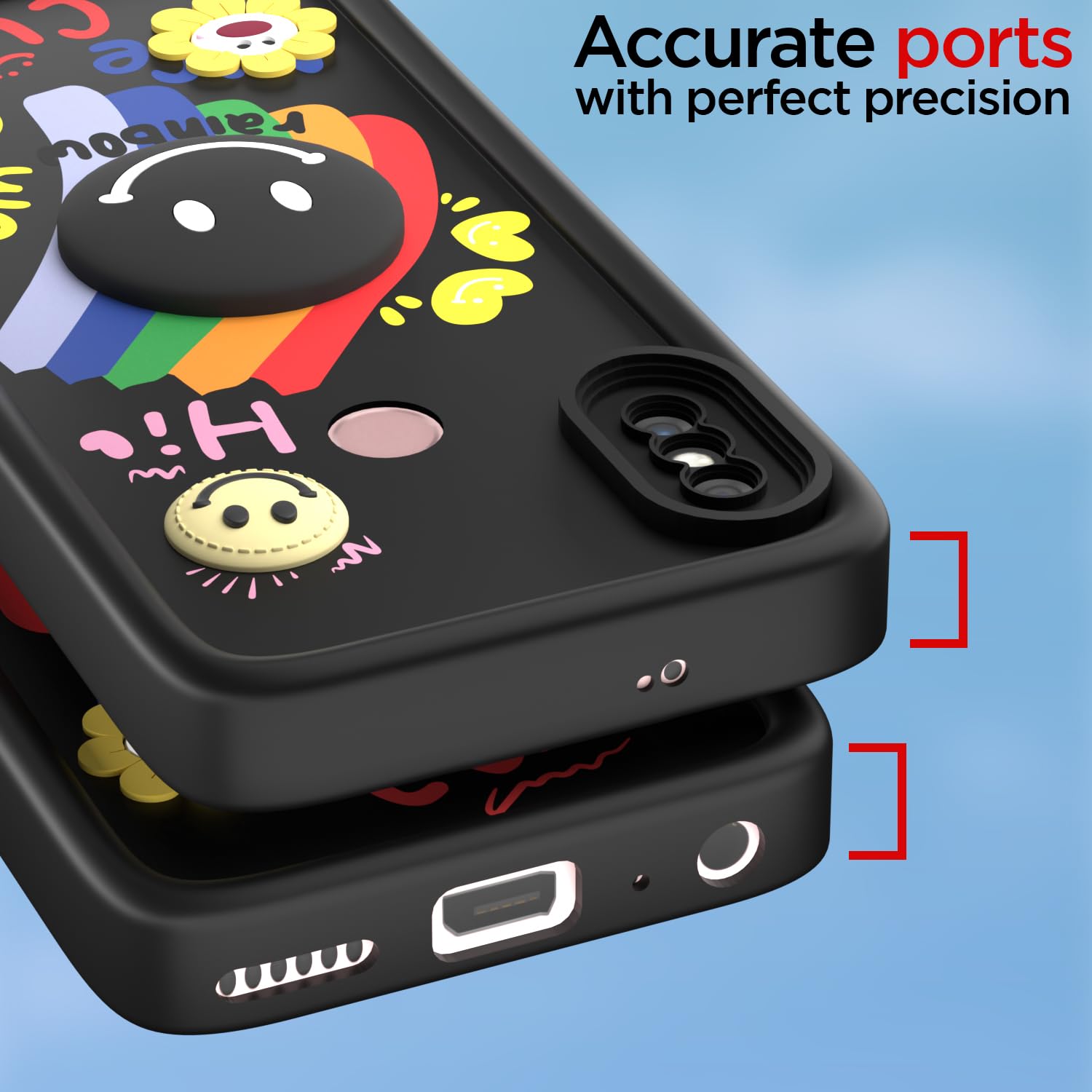Pikkme black mobile back cover for Redmi Note 5 Pro – photo 4