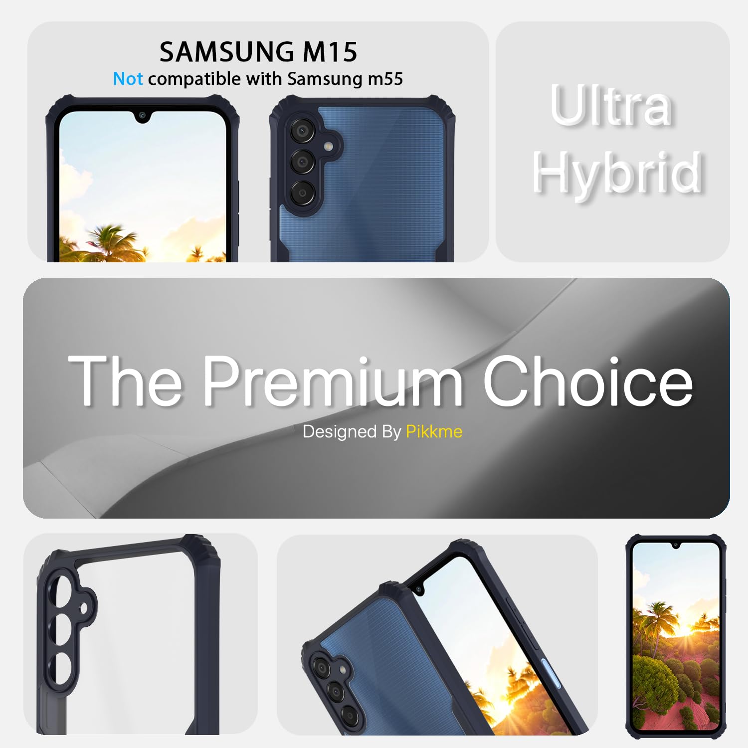 Blue Clear phone cover for Samsung F15/M15/M15 Prime 5G – Pikkme – photo 3