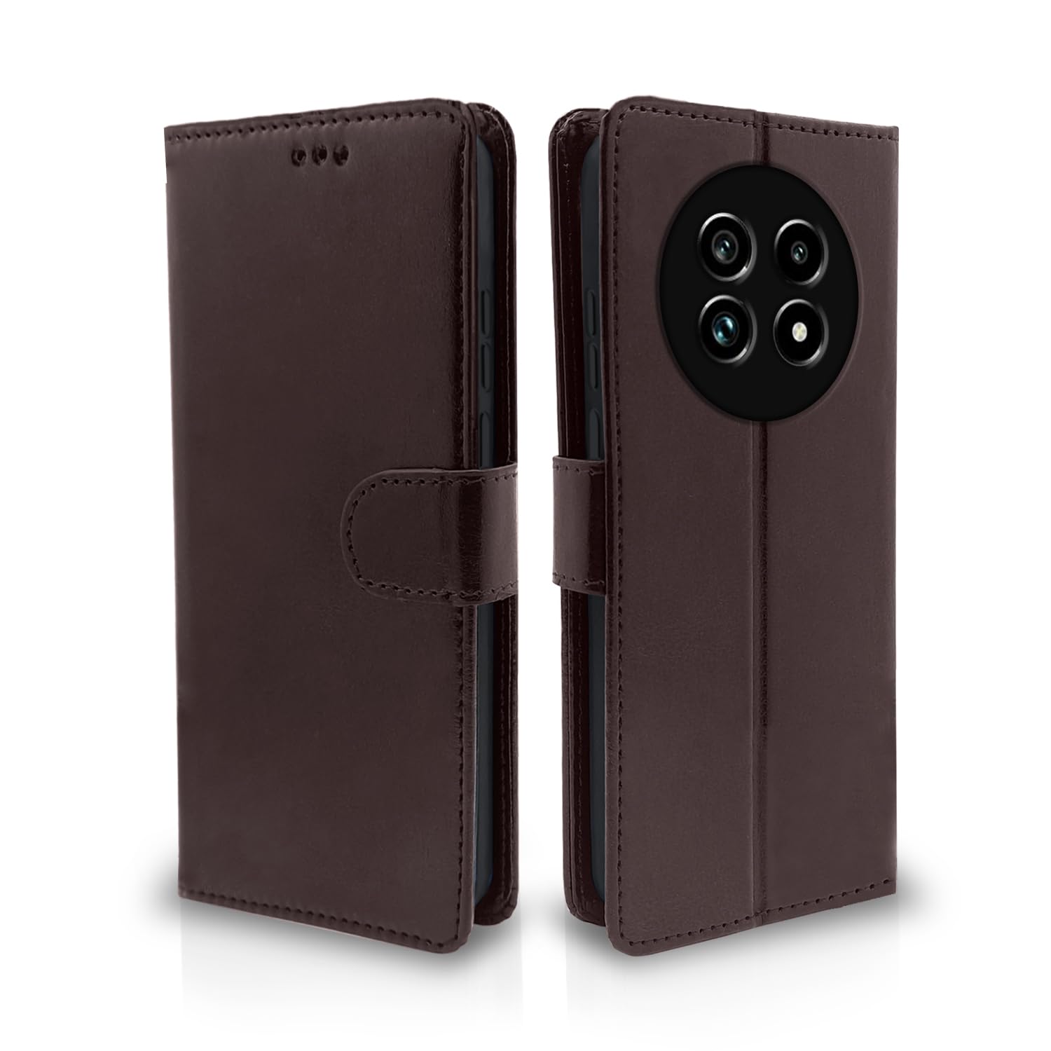 Pikkme Realme 13 Pro 5G Vintage Flip Cover (Coffee)