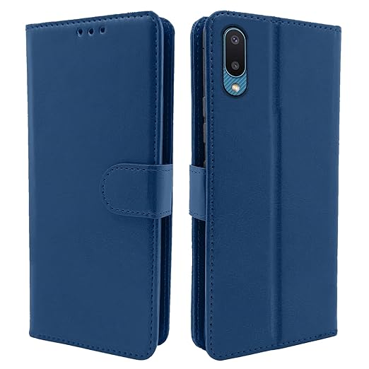 Pikkme Samsung Galaxy M02 blue Flip Cover