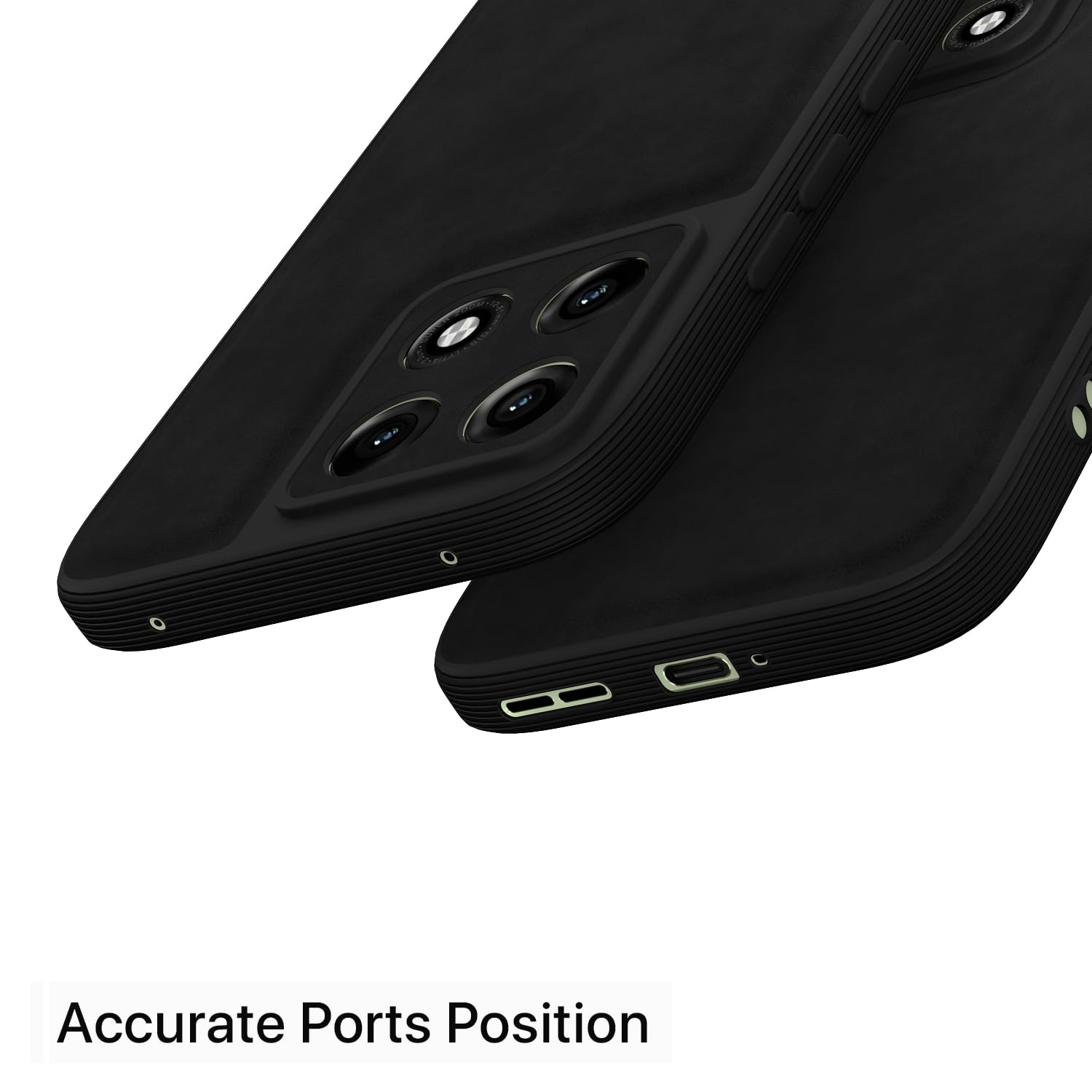 Black Leather mobile cover for Moto Edge 70 Pro 5G – Pikkme – photo 4