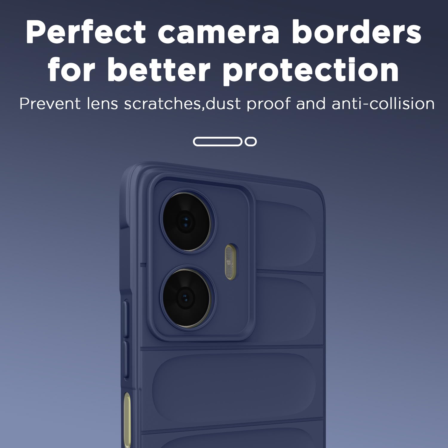 Pikkme Realme C55/Narzo N55 Liquid Silicone blue mobile cover – photo 7