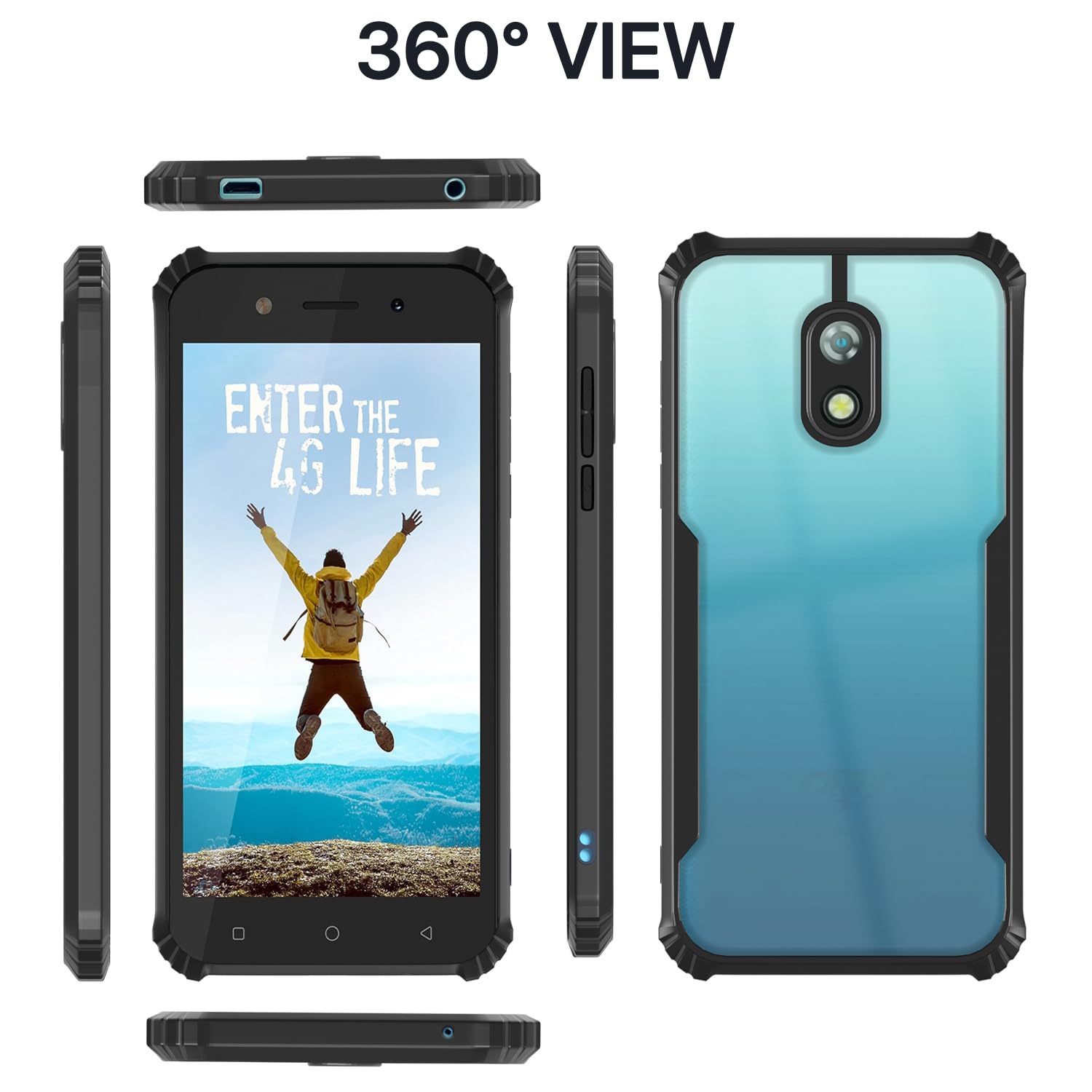 Pikkme itel A23 Eagle Back Cover (Black)