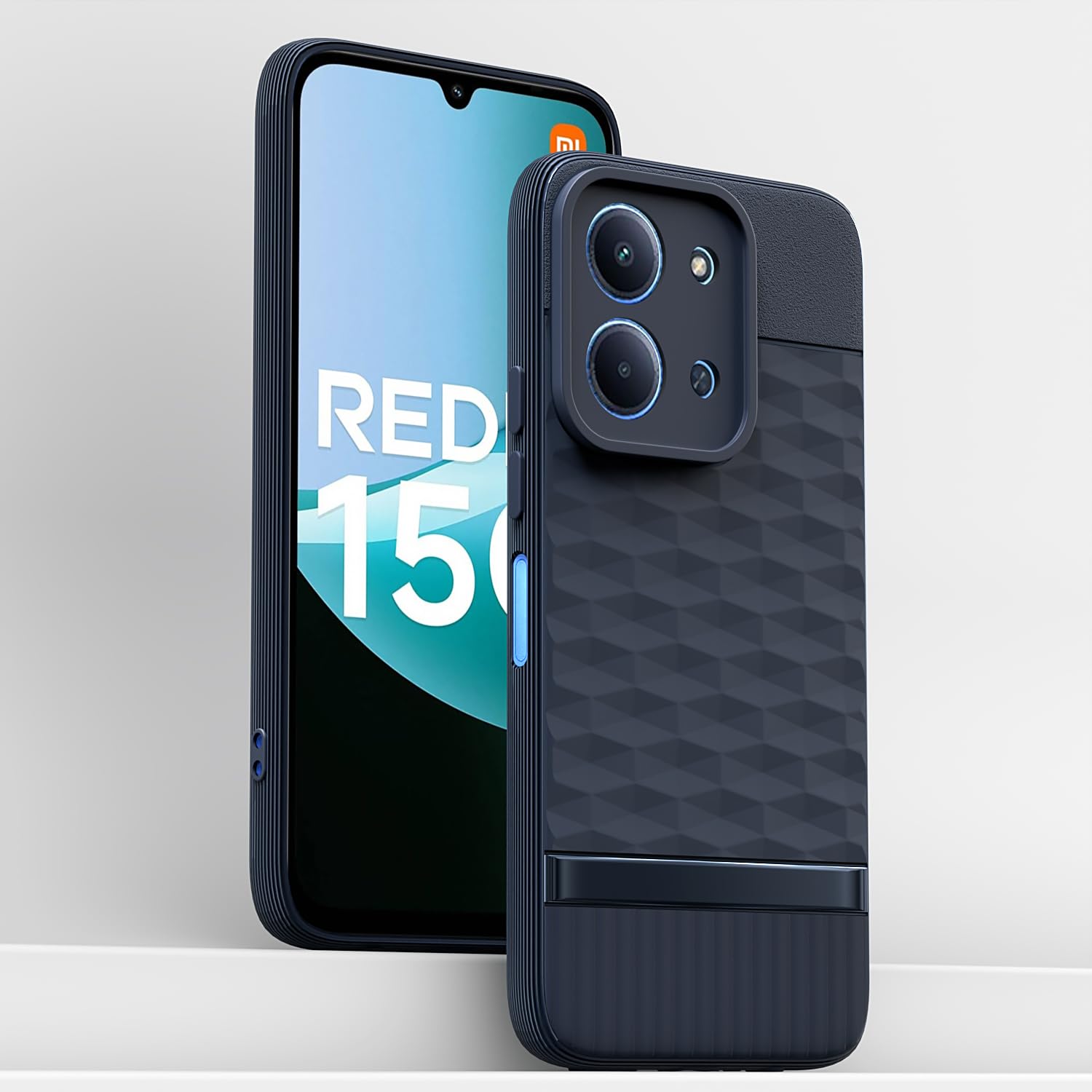 Redmi 15C 5G Silicone back cover in blue by Pikkme – photo 2