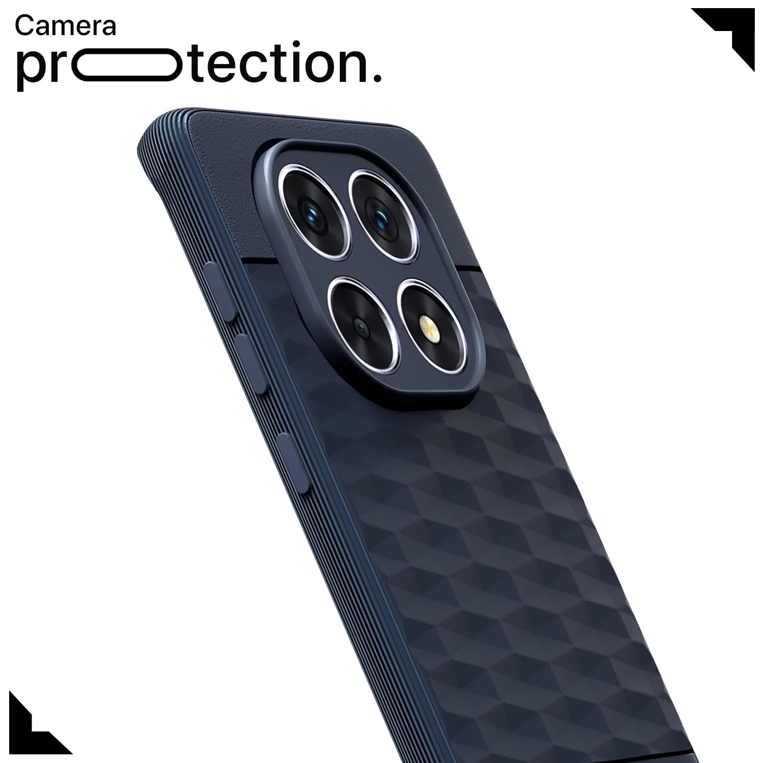 Pikkme Redmi Note 14 Pro 5G Gencase Back Cover (Blue)