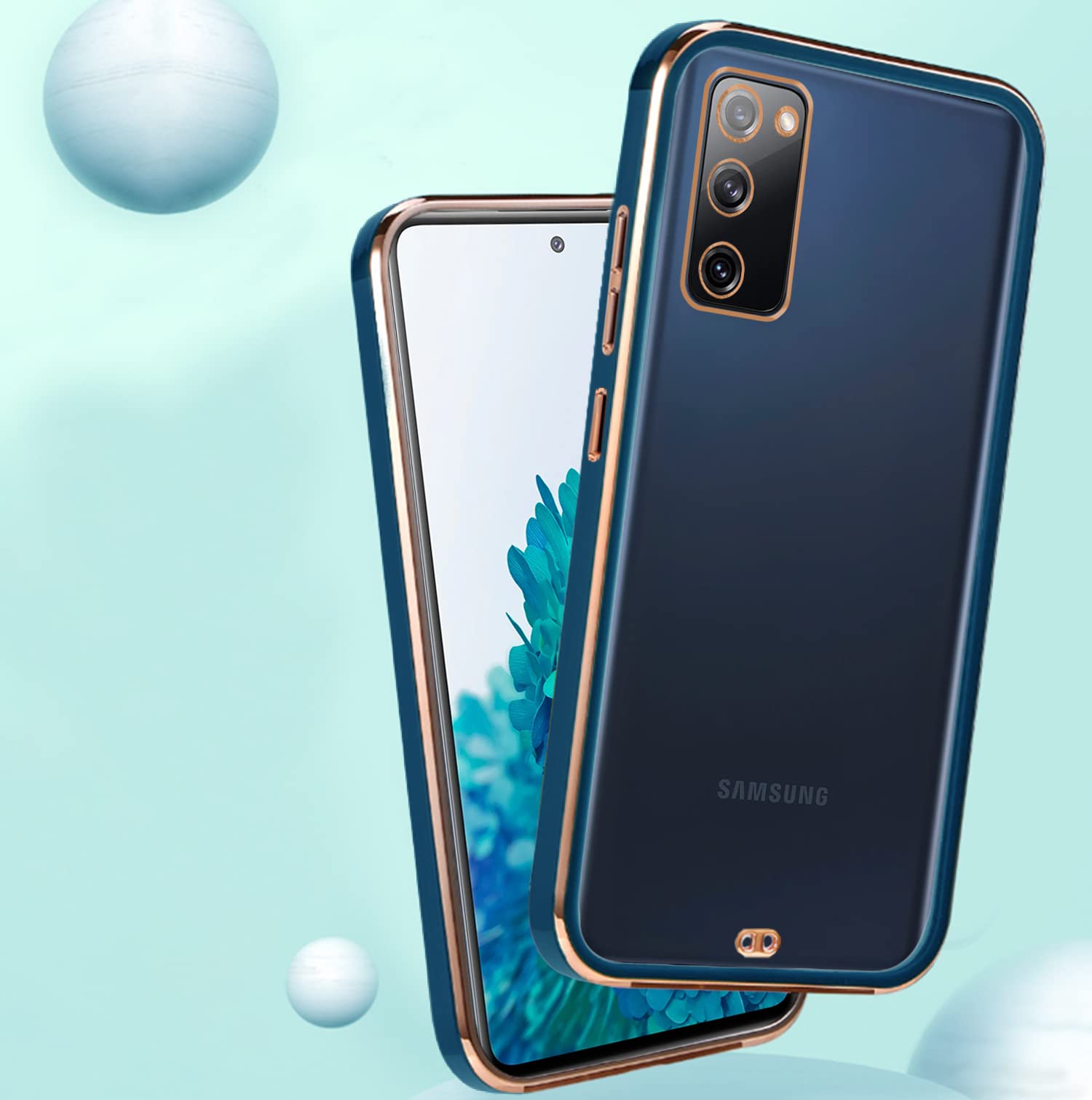 Samsung S20 FE back cover in blue by Pikkme – photo 4