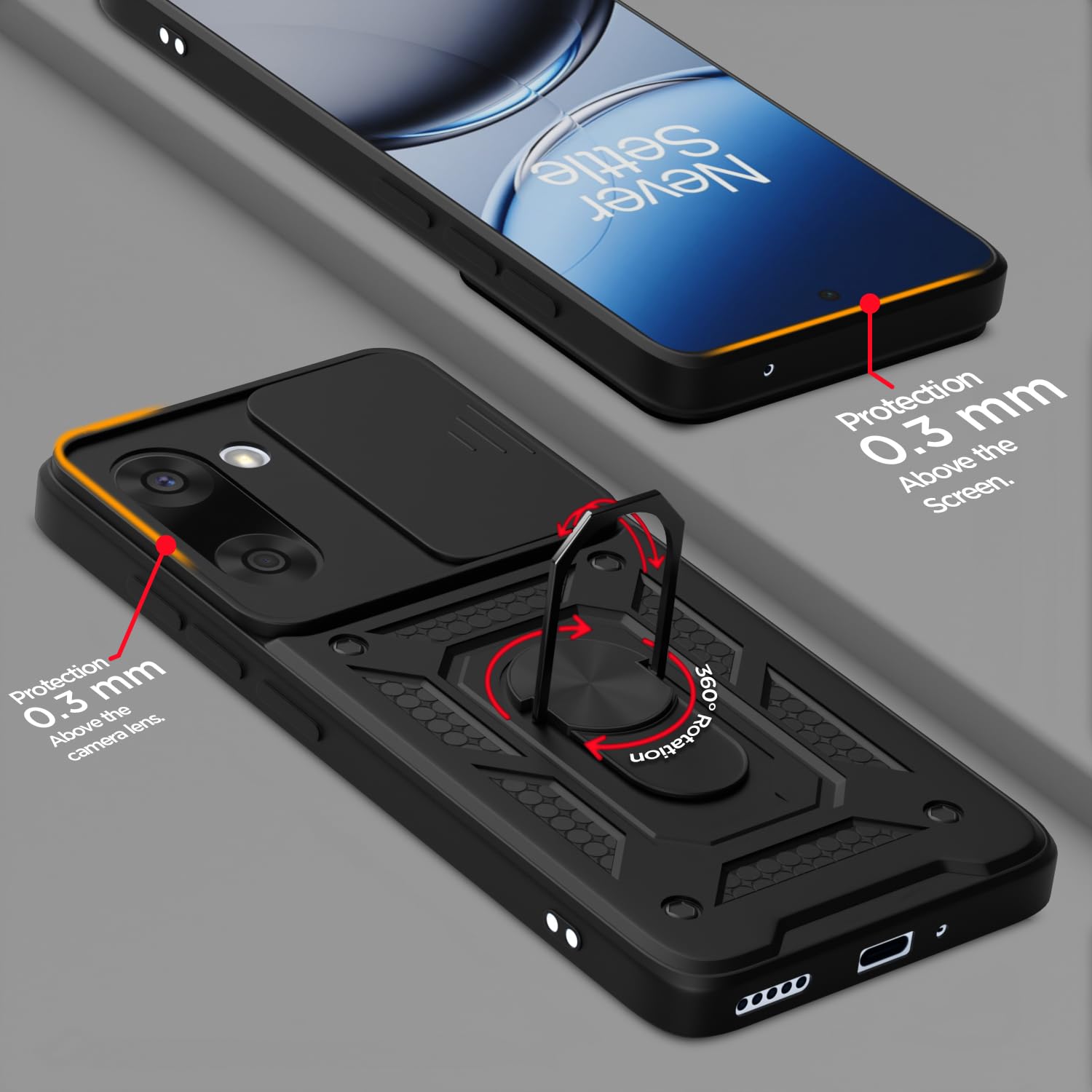 Pikkme OnePlus Nord CE 5 5G black phone cover – photo 4