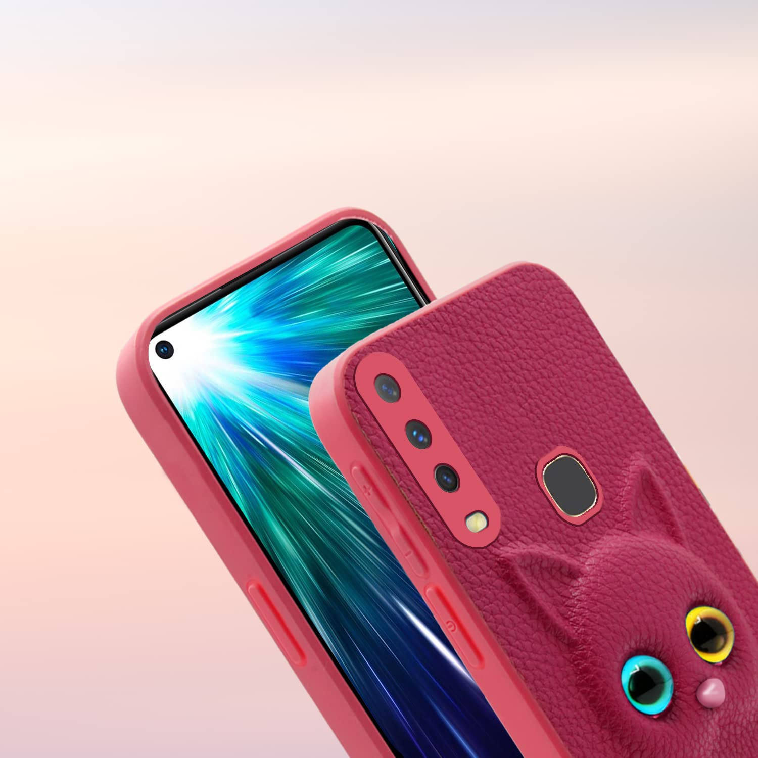 Pink Cat phone cover for Vivo Z1 Pro – Pikkme – photo 6