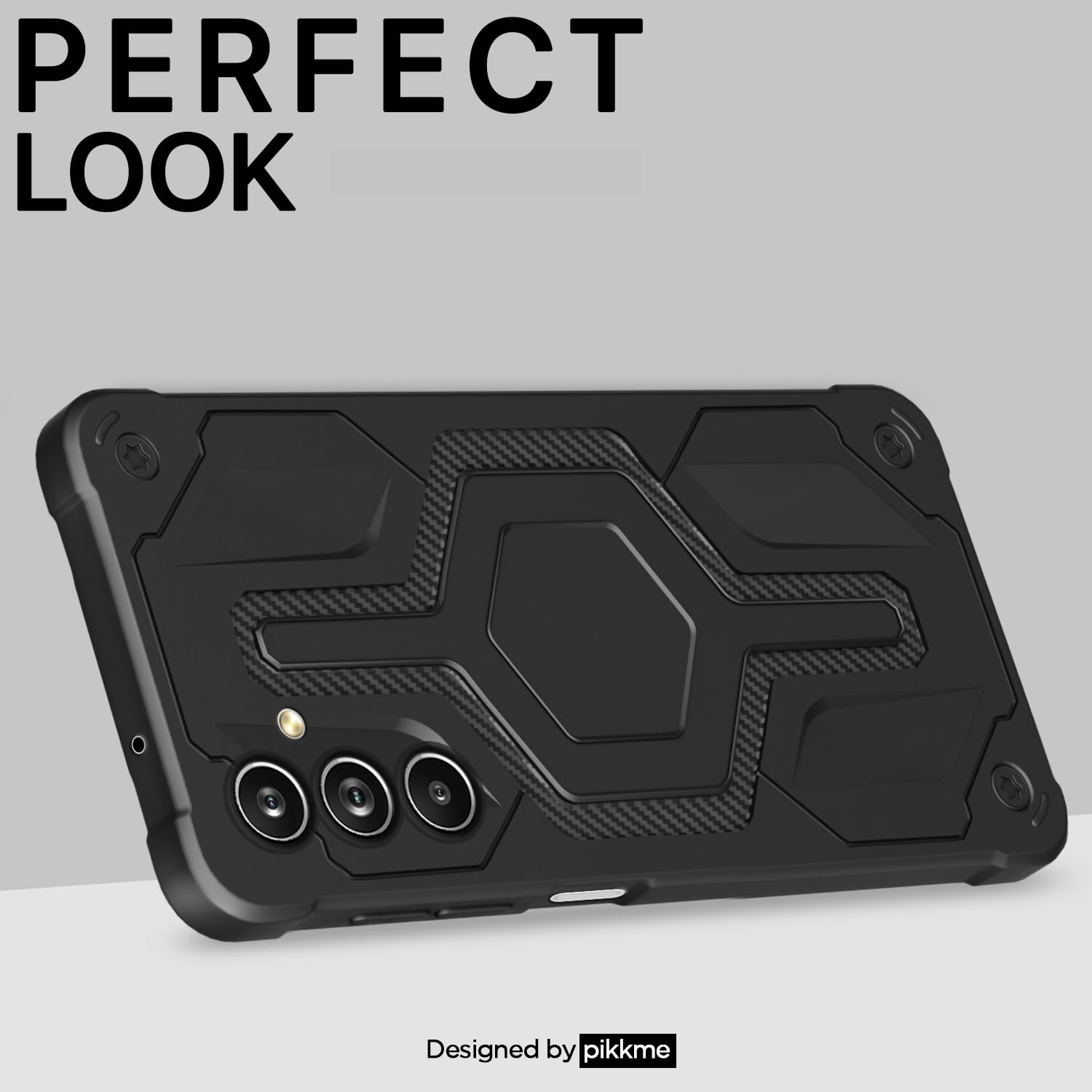 Pikkme black Hybrid back cover for Samsung M14 5G – photo 4