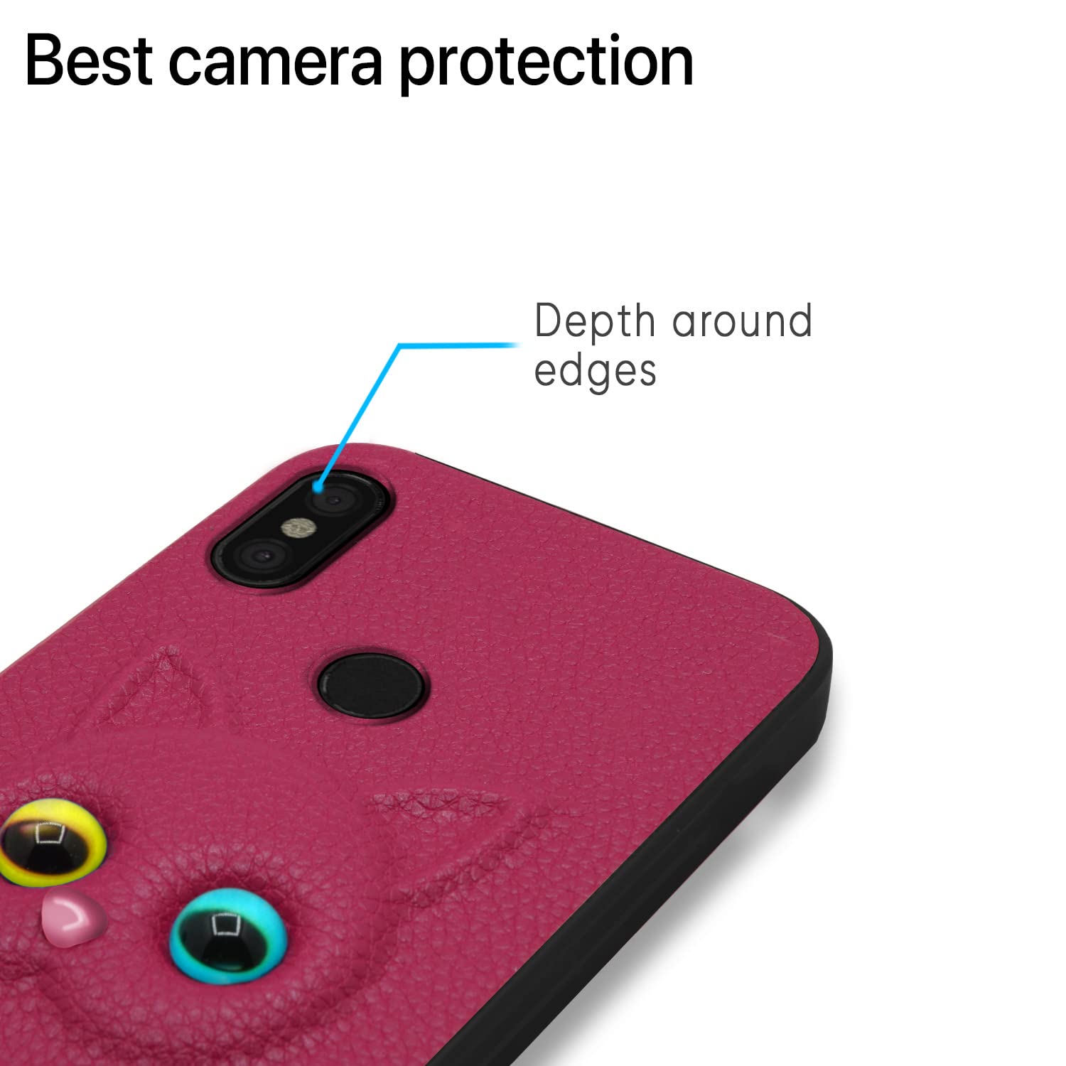 Redmi Note 5 Pro mobile back cover in pink by Pikkme – photo 5