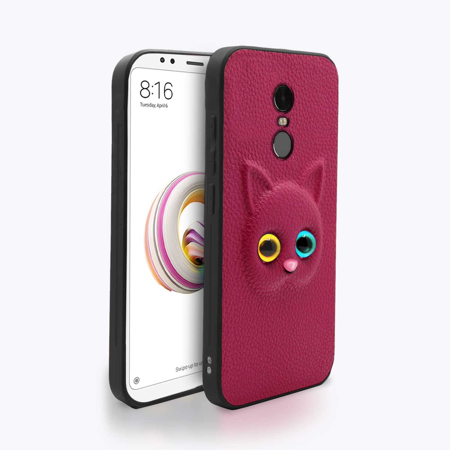 Pikkme pink mobile cover for Redmi Note 5