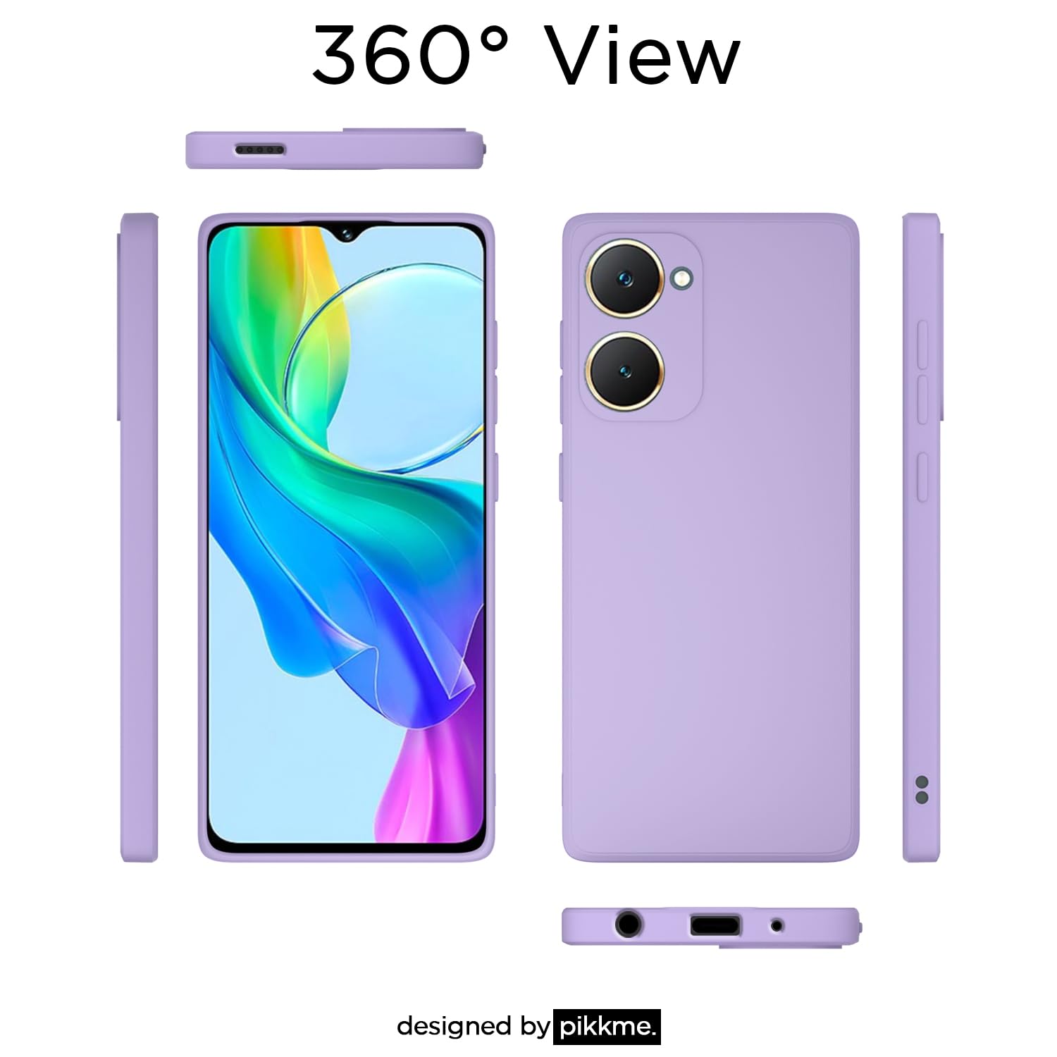 Pikkme purple mobile cover for Vivo Y03 – photo 3