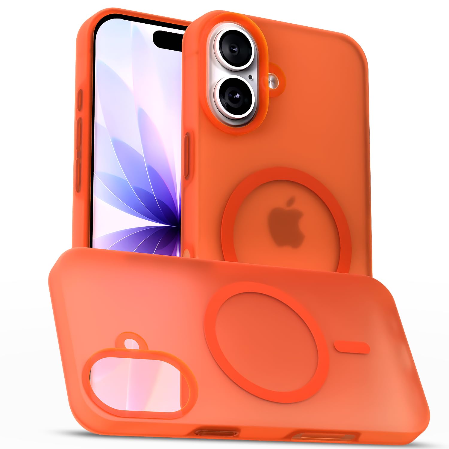 Pikkme iPhone 17 Soft Silicone orange mobile cover