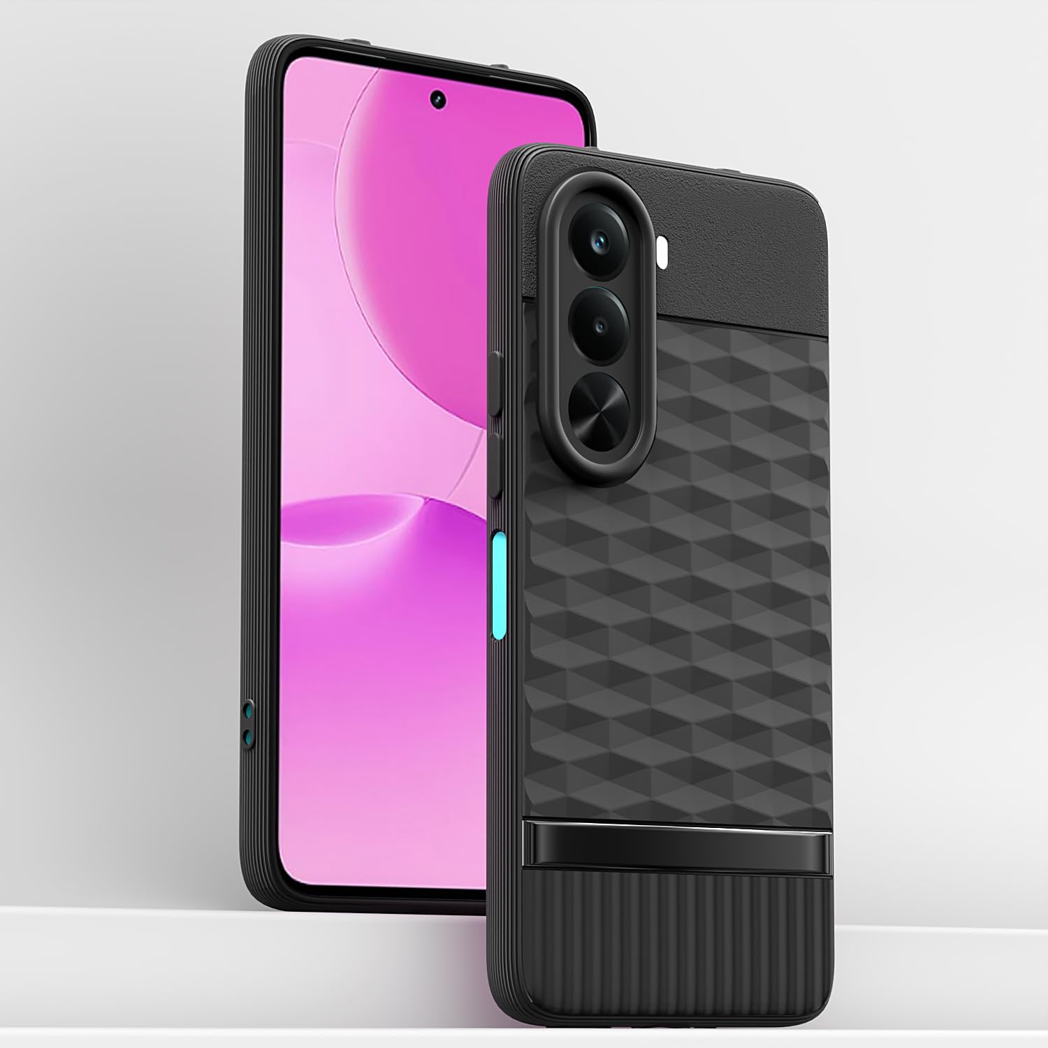 Black mobile back cover for Realme P4x 5G – Pikkme – photo 2